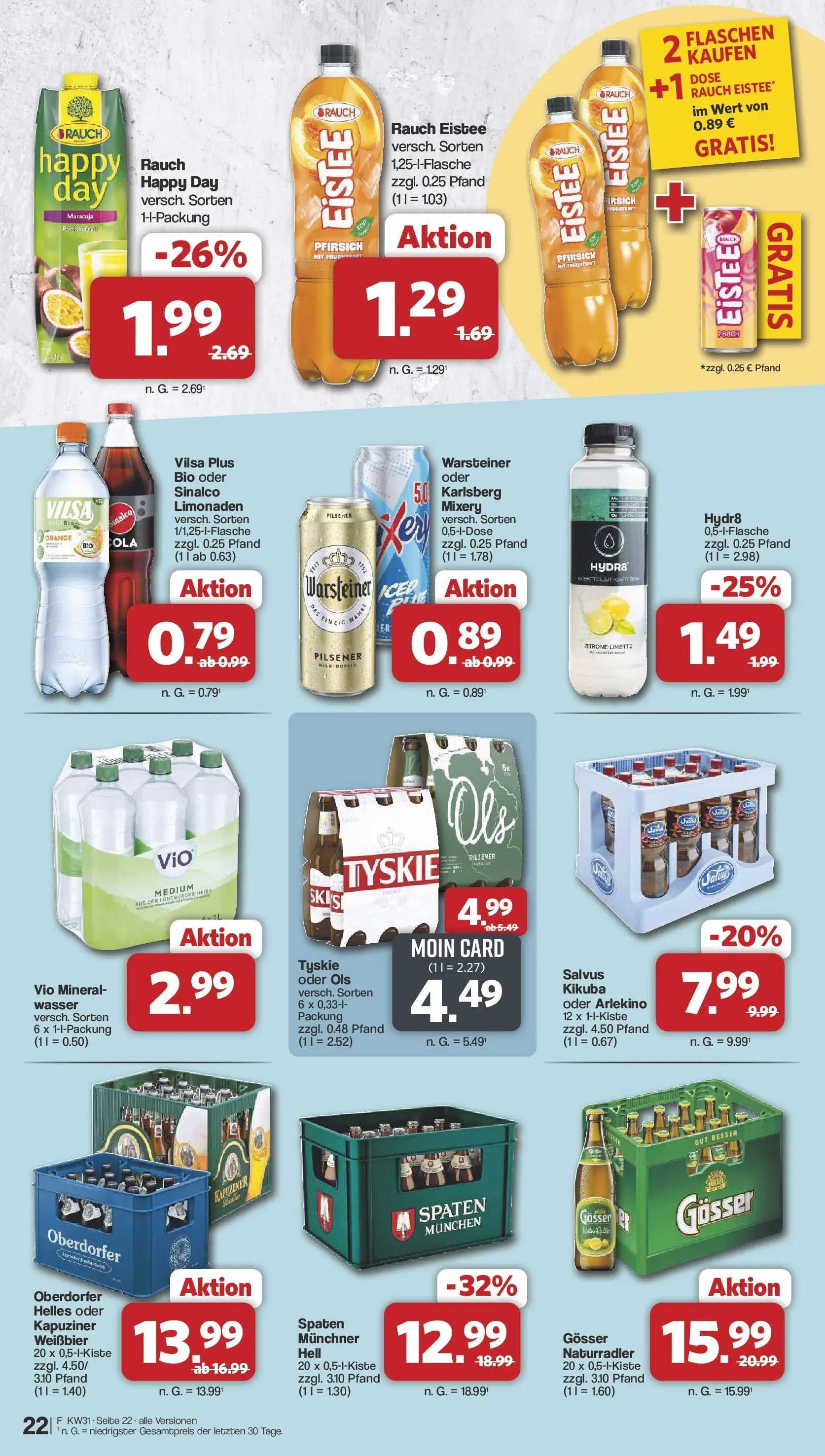 Famila Nordwest - Famila: Wochenangebote (ab 27.07.2026) zum Blättern | Seite: 22 | Produkte: Sinalco, Weißbier, Zitrone, Pfirsich
