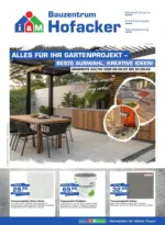 Bauzentrum Hofacker Bauzentrum Hofacker: Alles f&uuml;r Ihr Gartenprojekt - bis 04.09.2026