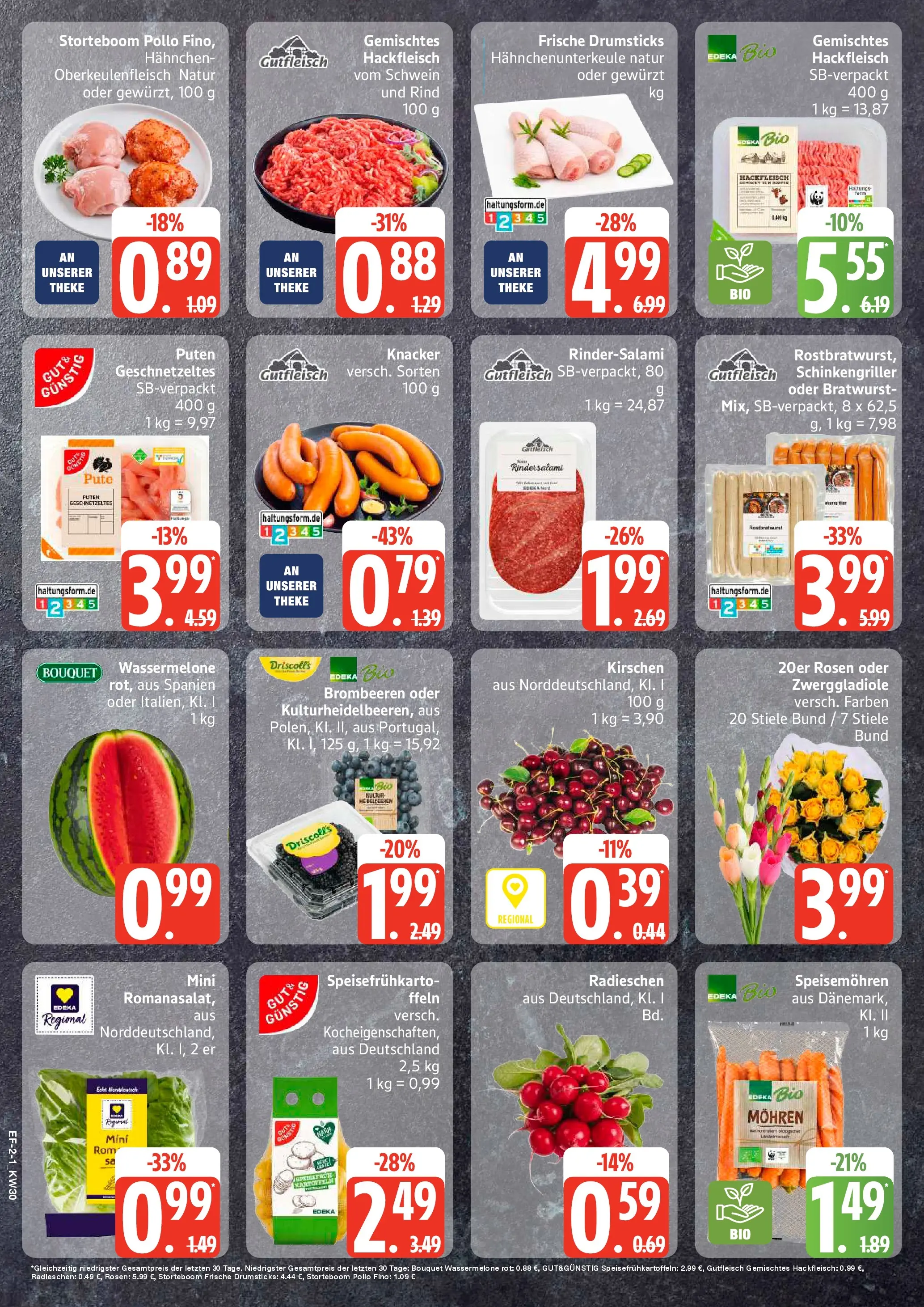 Edeka prospekt Hamburg (ab 20.07.2026) » Angebote Online | Seite: 2 | Produkte: Pute, Hahnchen, Kirschen, Hackfleisch