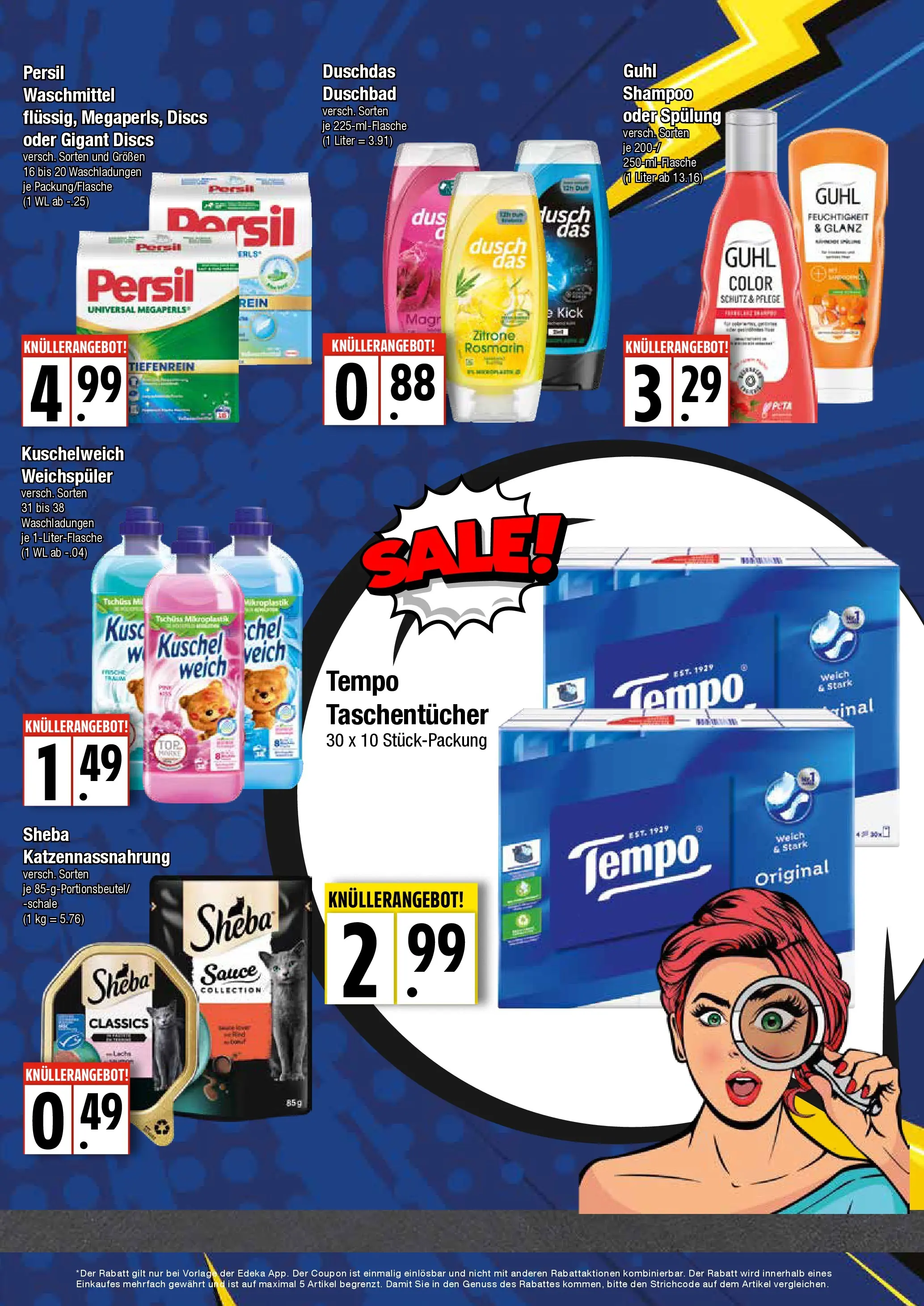 Edeka prospekt Hamburg (ab 20.07.2026) » Angebote Online | Seite: 5 | Produkte: Kuschelweich, Duschdas, Tempo, Zitrone