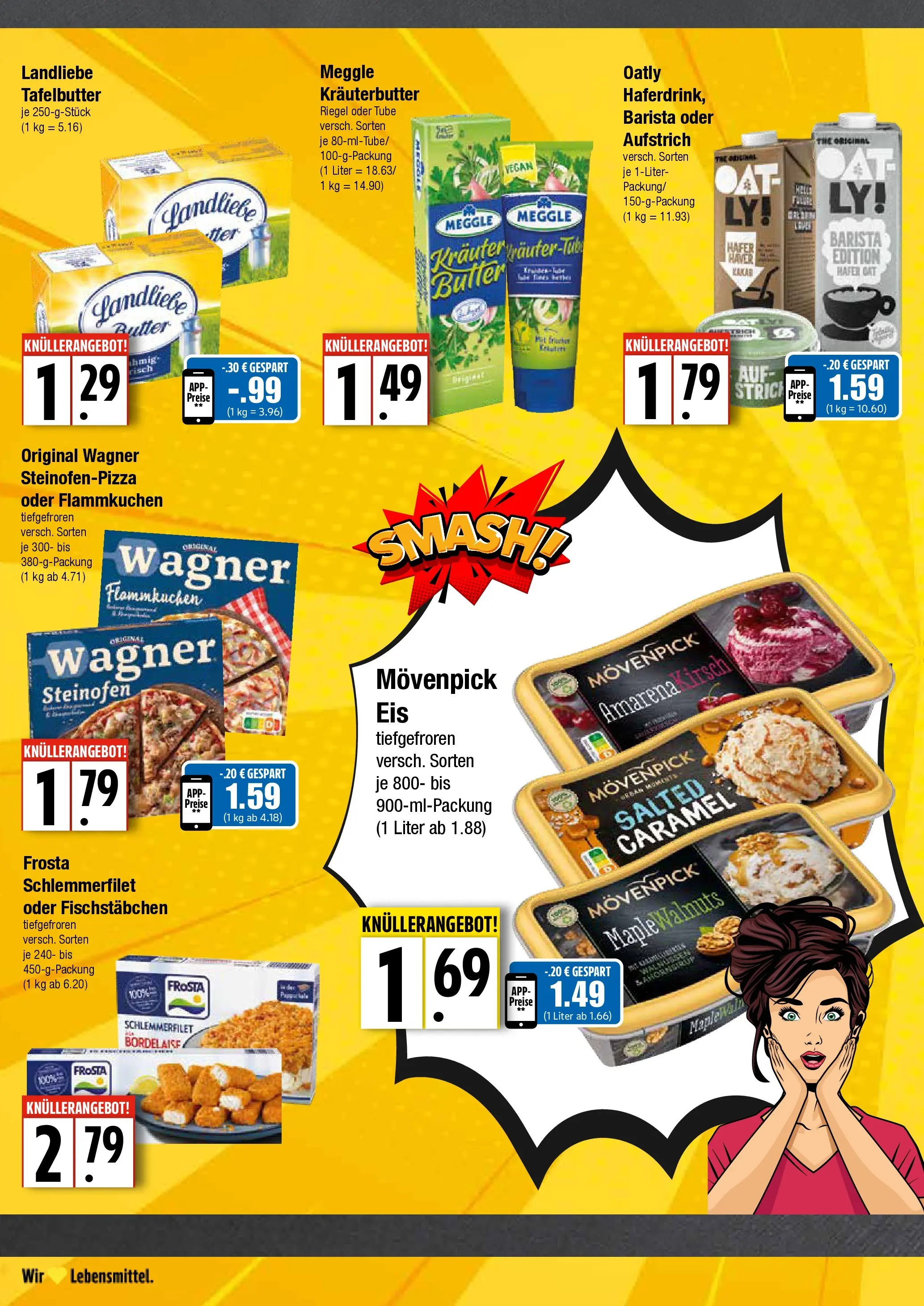 Edeka prospekt Hamburg (ab 20.07.2026) » Angebote Online | Seite: 6 | Produkte: Butter, Landliebe butter, Kräuterbutter, Oatly