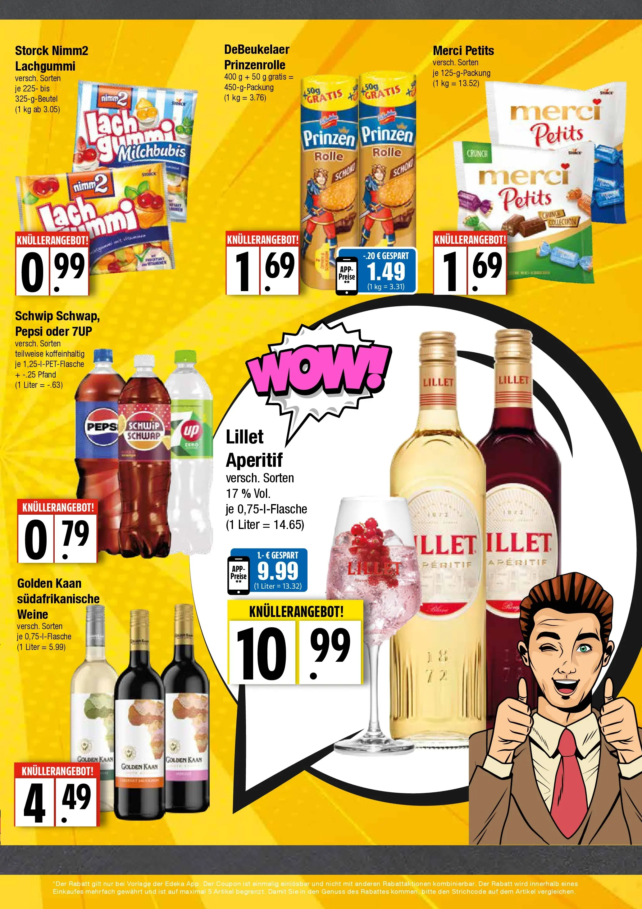Edeka prospekt Hamburg (ab 20.07.2026) » Angebote Online | Seite: 7 | Produkte: Merci, Schwip schwap, Lillet, Pepsi