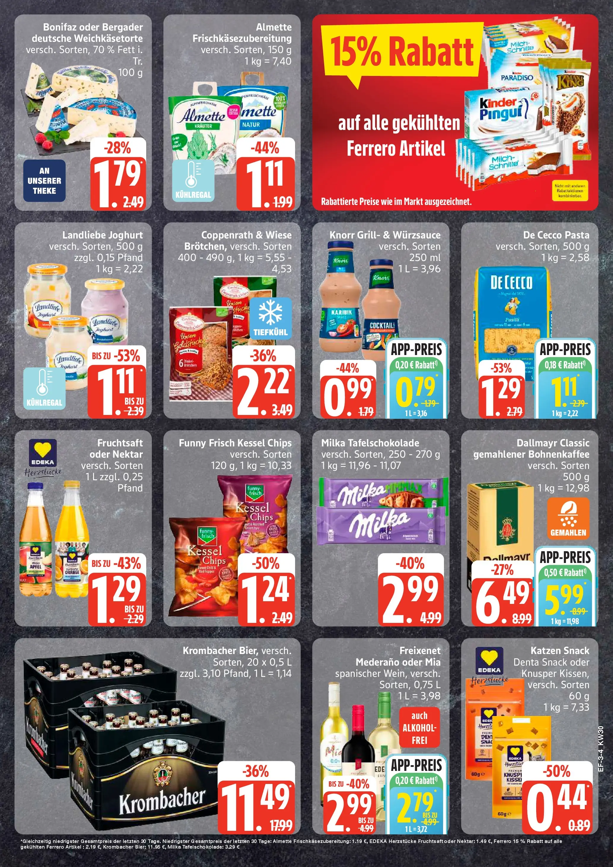 Edeka prospekt Wolgast (ab 20.07.2026) » Angebote Online | Seite: 3 | Produkte: Milch, Joghurt, Knorr, Fruchtsaft