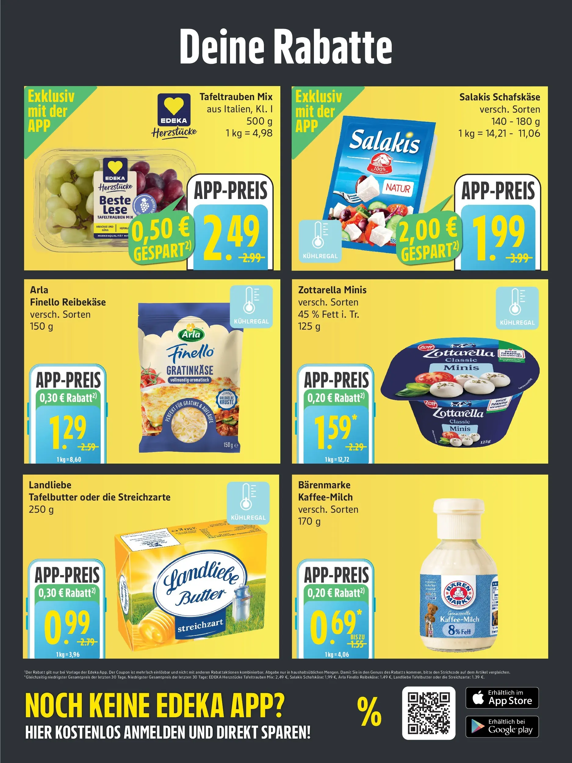 Edeka prospekt Hamburg (ab 20.07.2026) » Angebote Online | Seite: 2 | Produkte: Butter, Käse, Salakis, Schafskase