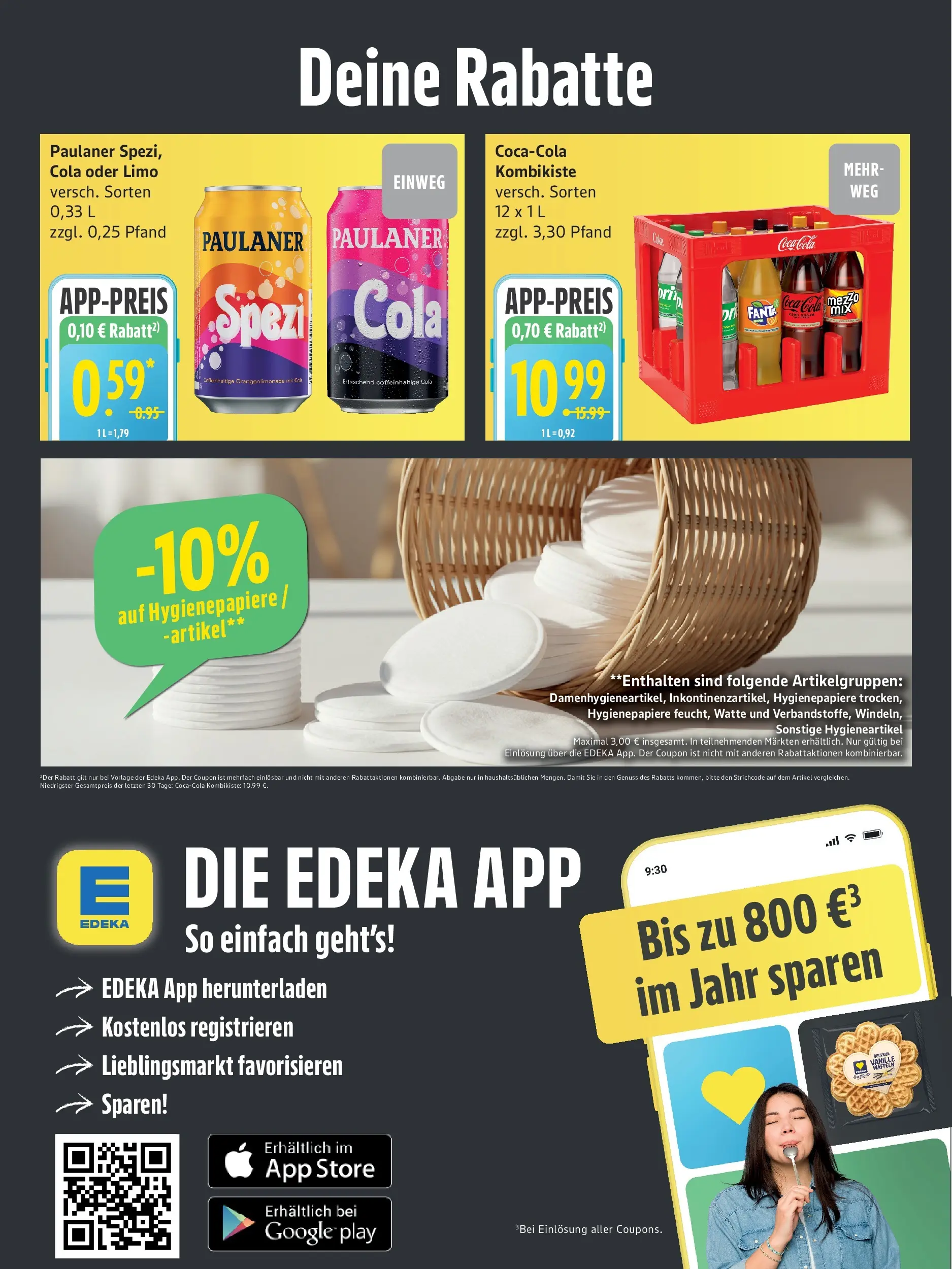 Edeka prospekt Hamburg (ab 20.07.2026) » Angebote Online | Seite: 7 | Produkte: Coca cola, Fanta, Cola, Paulaner