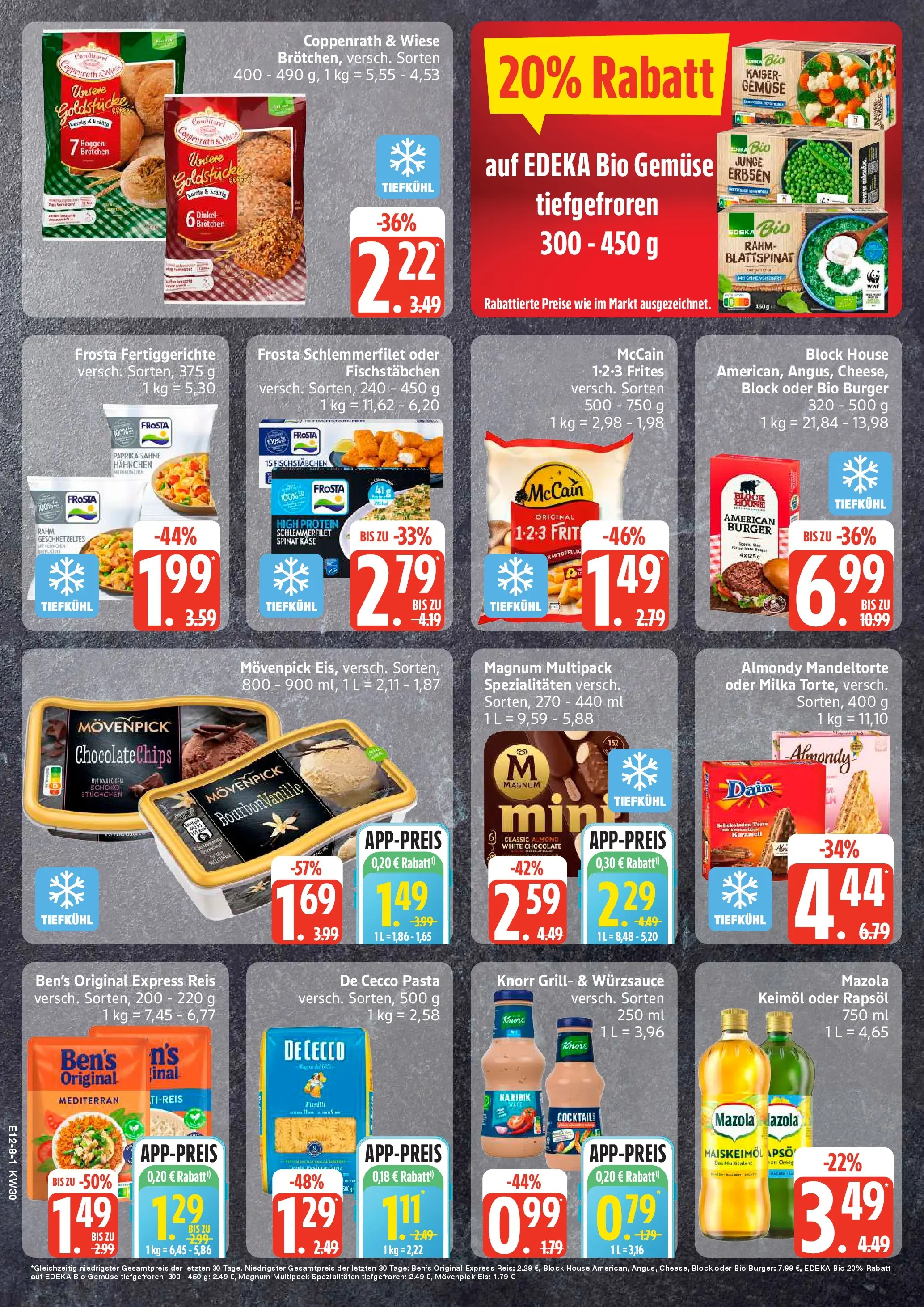 Edeka prospekt Norderstedt (ab 20.07.2026) » Angebote Online | Seite: 8 | Produkte: Grill, Hahnchen, Milka, Fertiggerichte