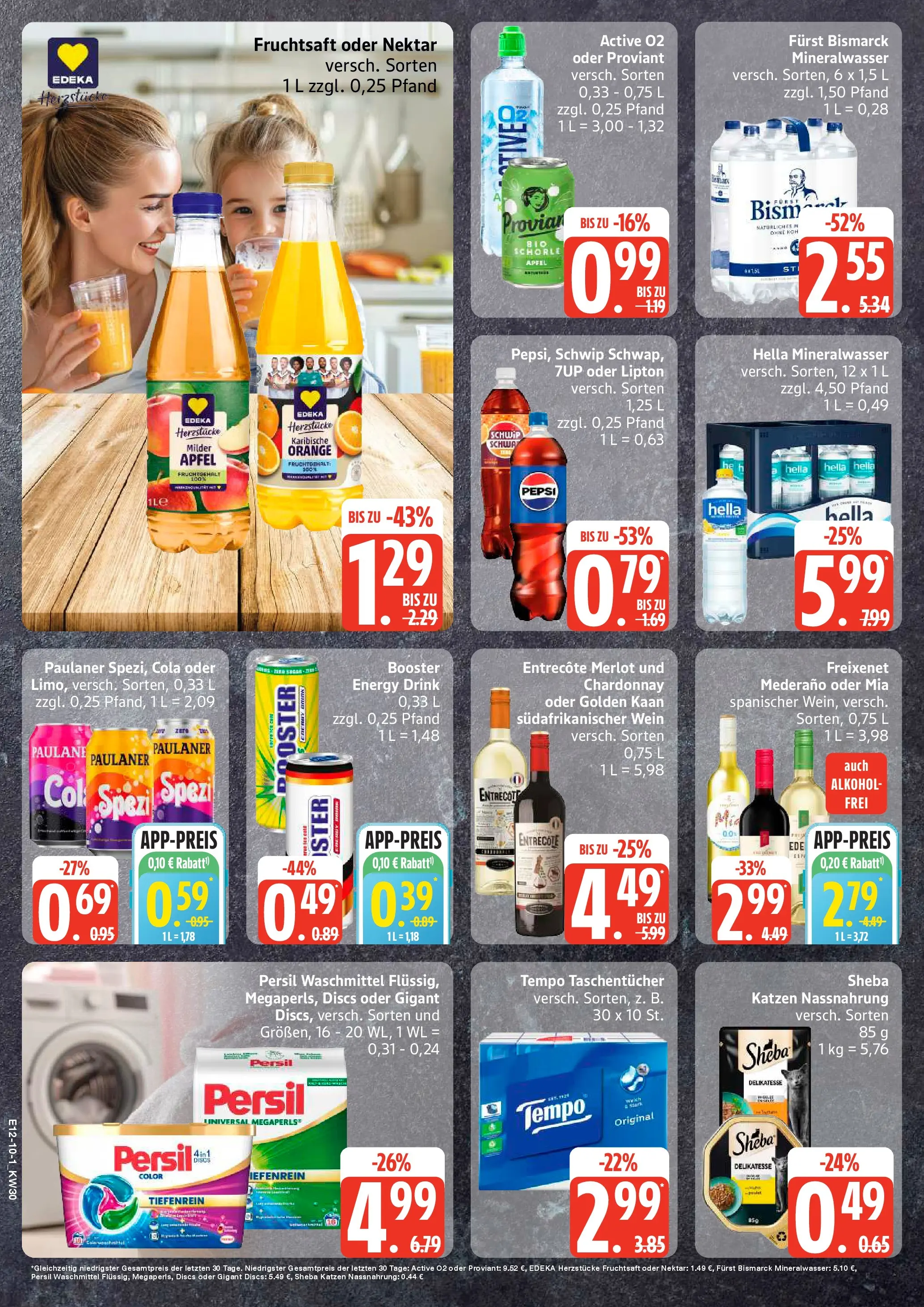 Edeka prospekt Norderstedt (ab 20.07.2026) » Angebote Online | Seite: 10 | Produkte: Cola, Mineralwasser, Hella, Tempo