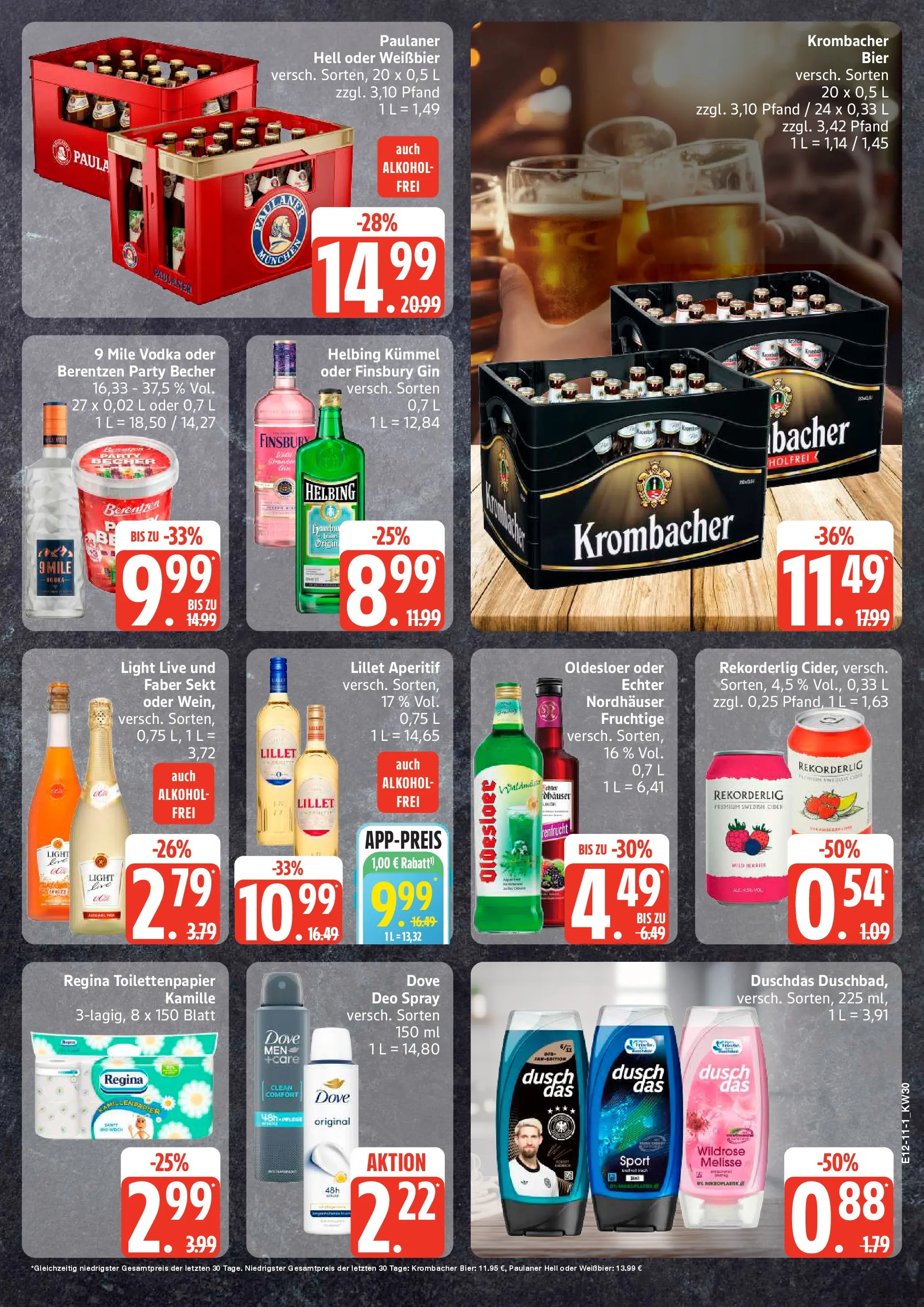 Edeka prospekt Norderstedt (ab 20.07.2026) » Angebote Online | Seite: 11 | Produkte: Sekt, Oldesloer, Vodka, Gin