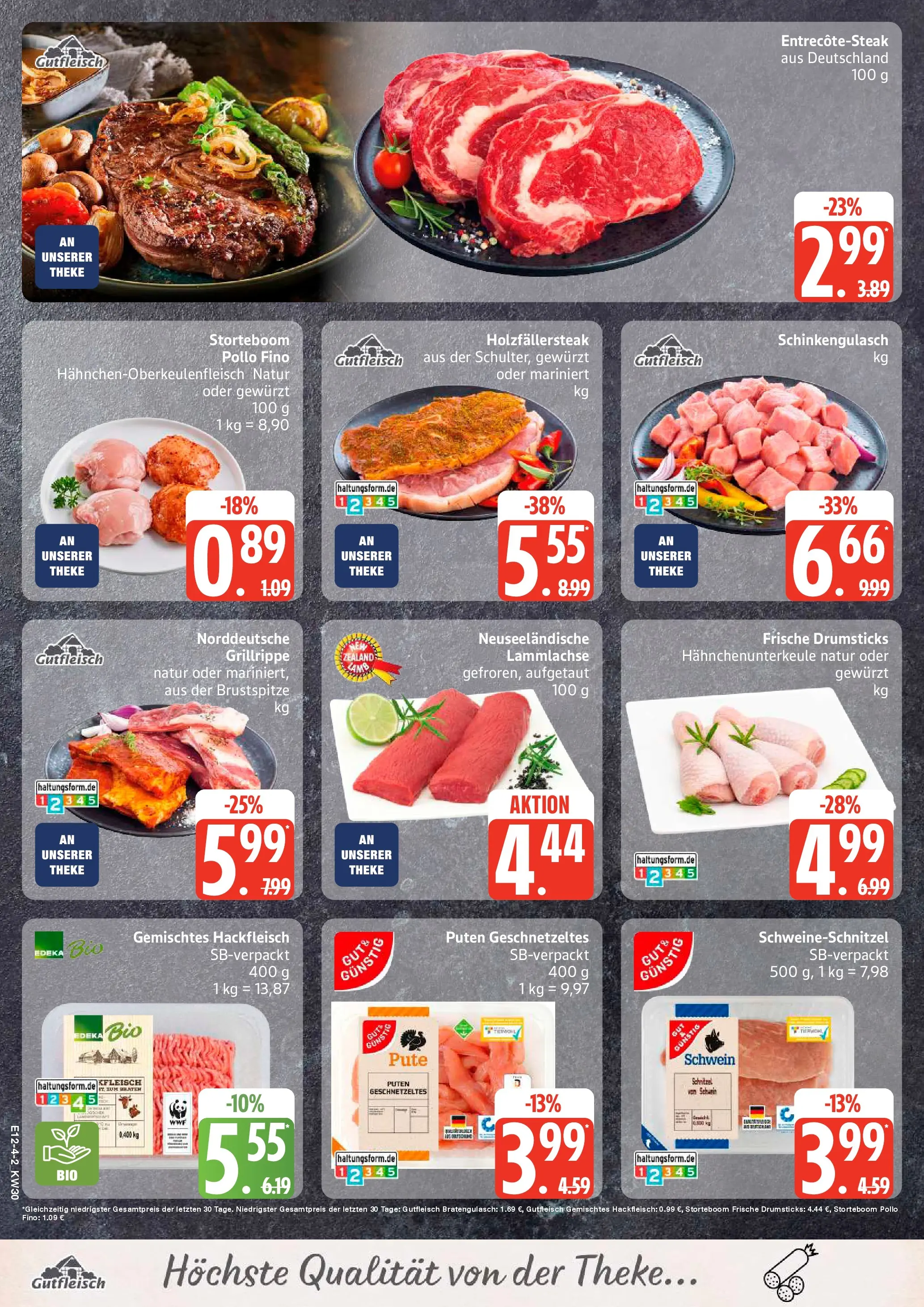 Edeka prospekt Kiel (ab 20.07.2026) » Angebote Online | Seite: 4 | Produkte: Pute, Theke, Hackfleisch