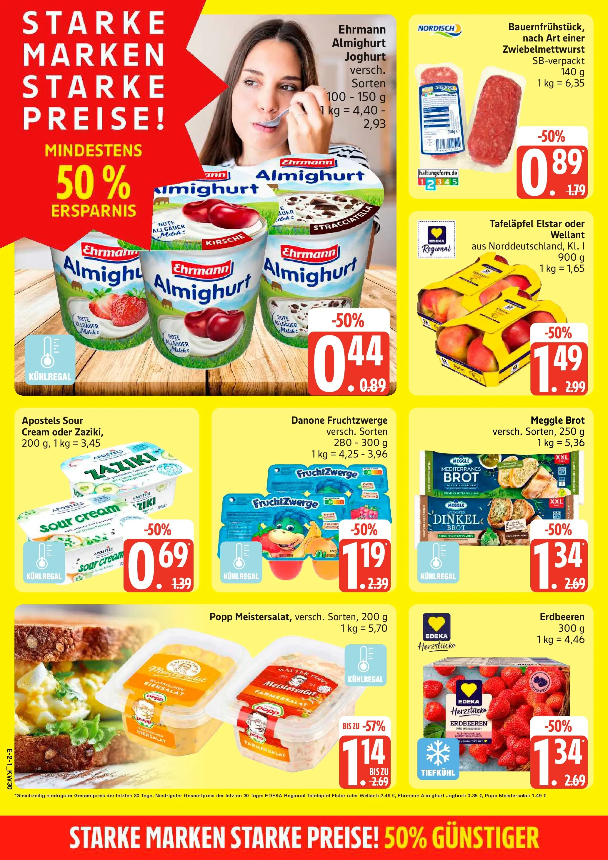 Edeka prospekt Hamburg (ab 20.07.2026) » Angebote Online | Seite: 2 | Produkte: Ehrmann almighurt, Joghurt, Fruchtzwerge, Brot