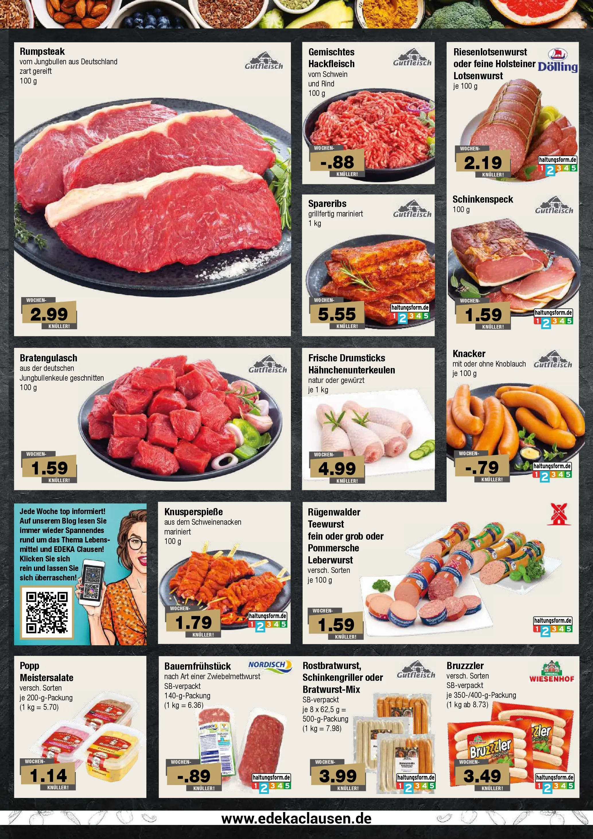 Edeka prospekt Hamburg (ab 20.07.2026) » Angebote Online | Seite: 3 | Produkte: Top, Rumpsteak, Schweinenacken, Hackfleisch