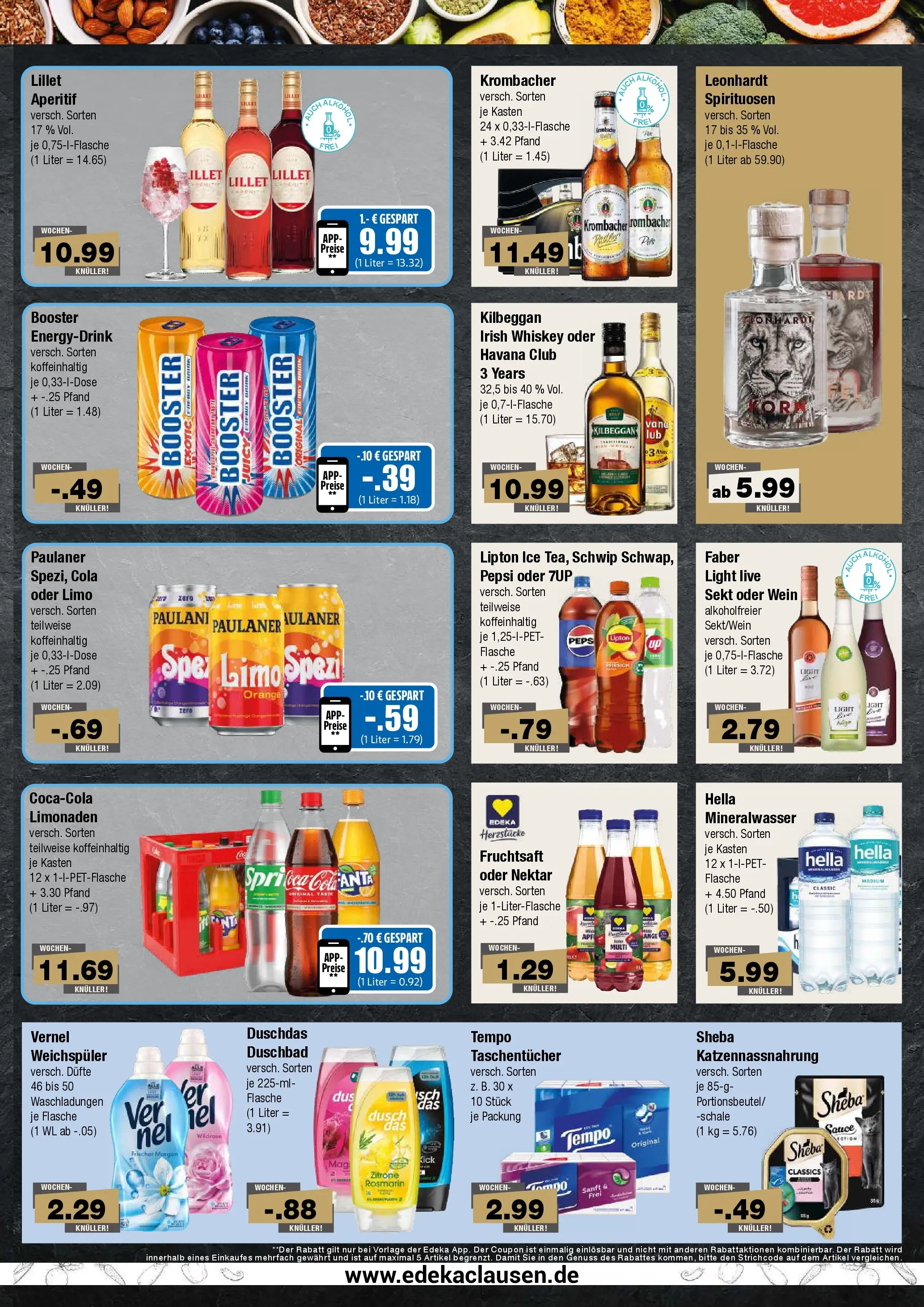 Edeka prospekt Hamburg (ab 20.07.2026) » Angebote Online | Seite: 7 | Produkte: Sheba, Cola, Mineralwasser, Fruchtsaft