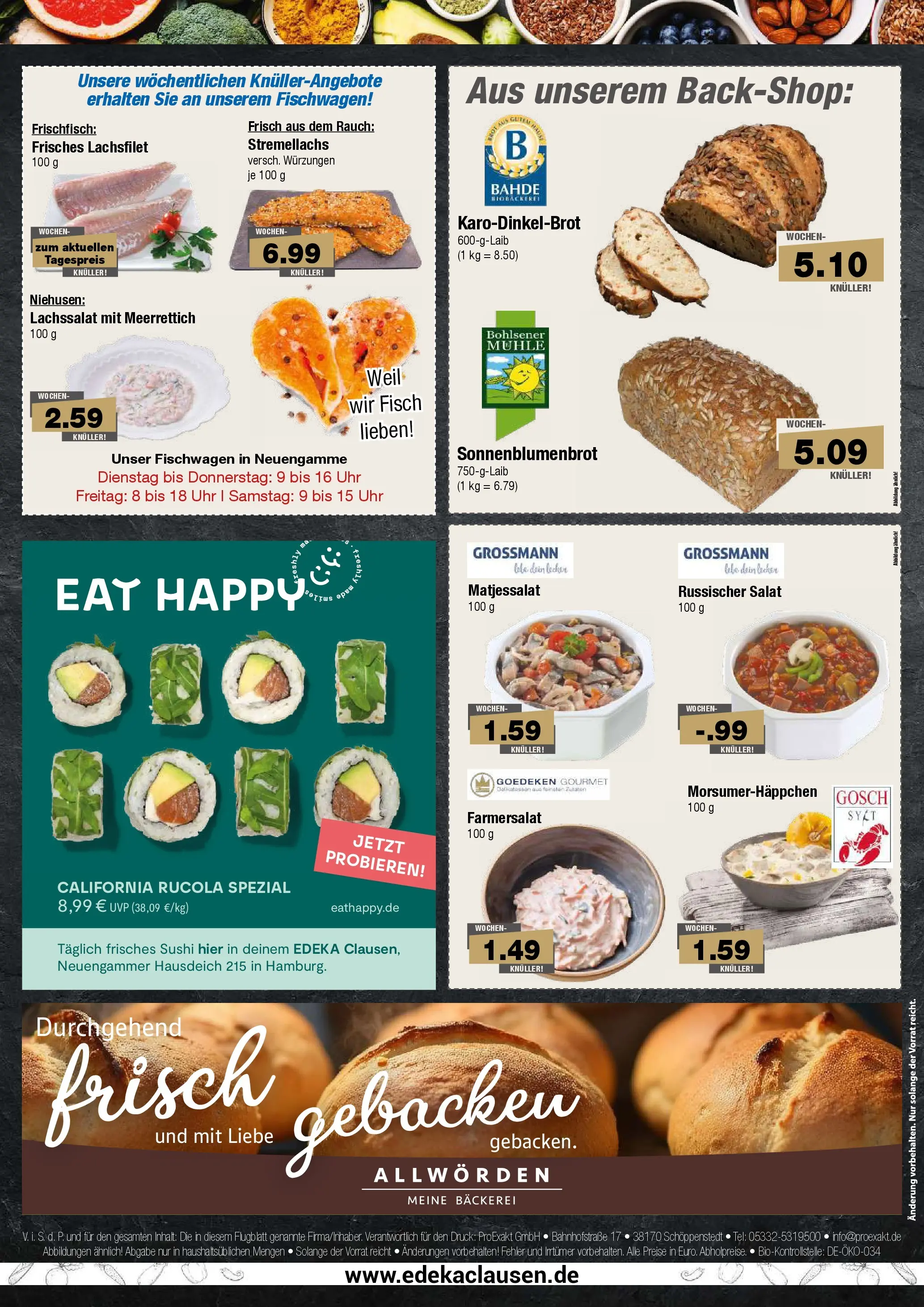 Edeka prospekt Hamburg (ab 20.07.2026) » Angebote Online | Seite: 8 | Produkte: Mühle, Rucola, Fisch, Uhr