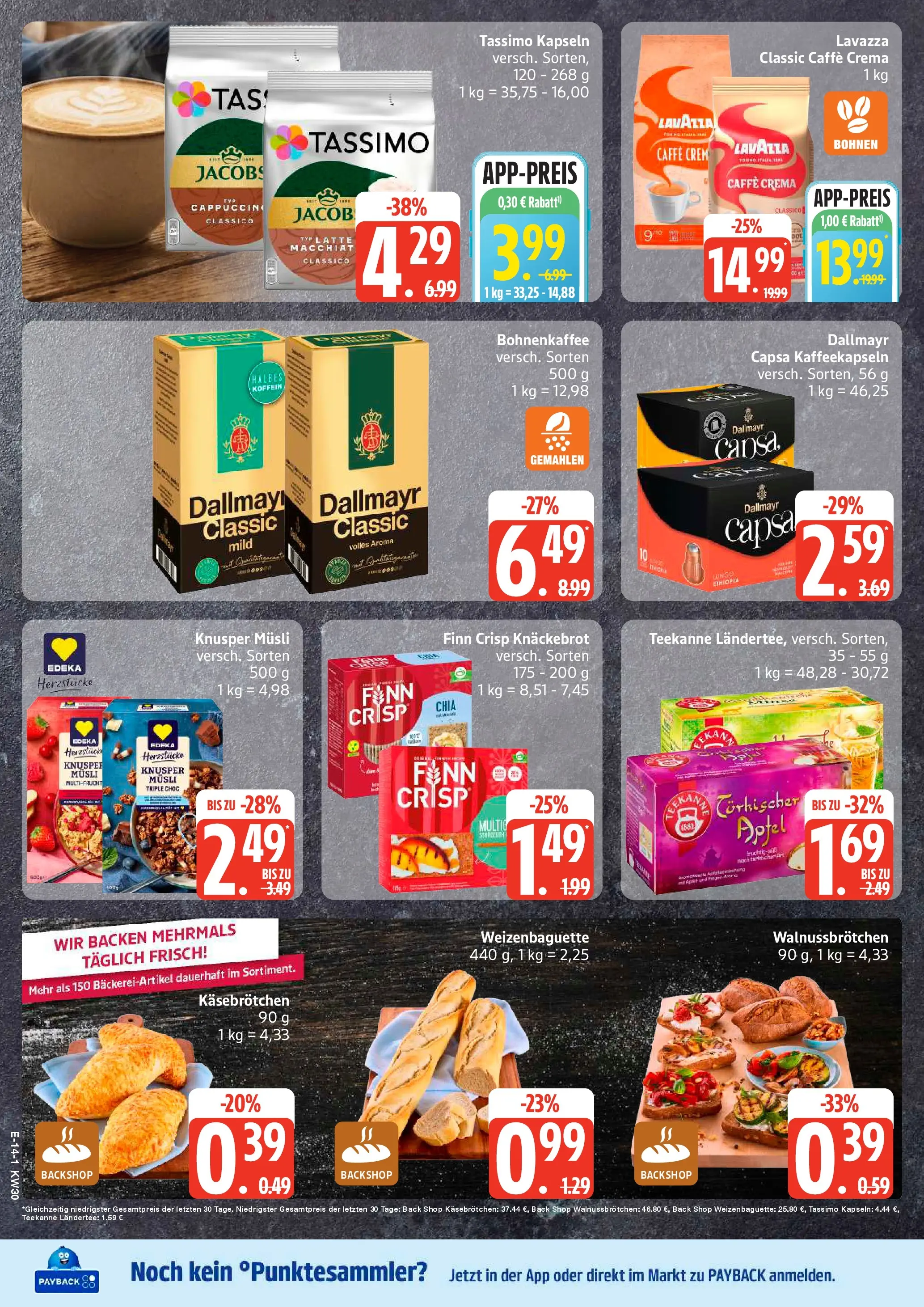 Edeka prospekt Hamburg (ab 20.07.2026) » Angebote Online | Seite: 16 | Produkte: Lavazza, Äpfel, Teekanne, Tassimo