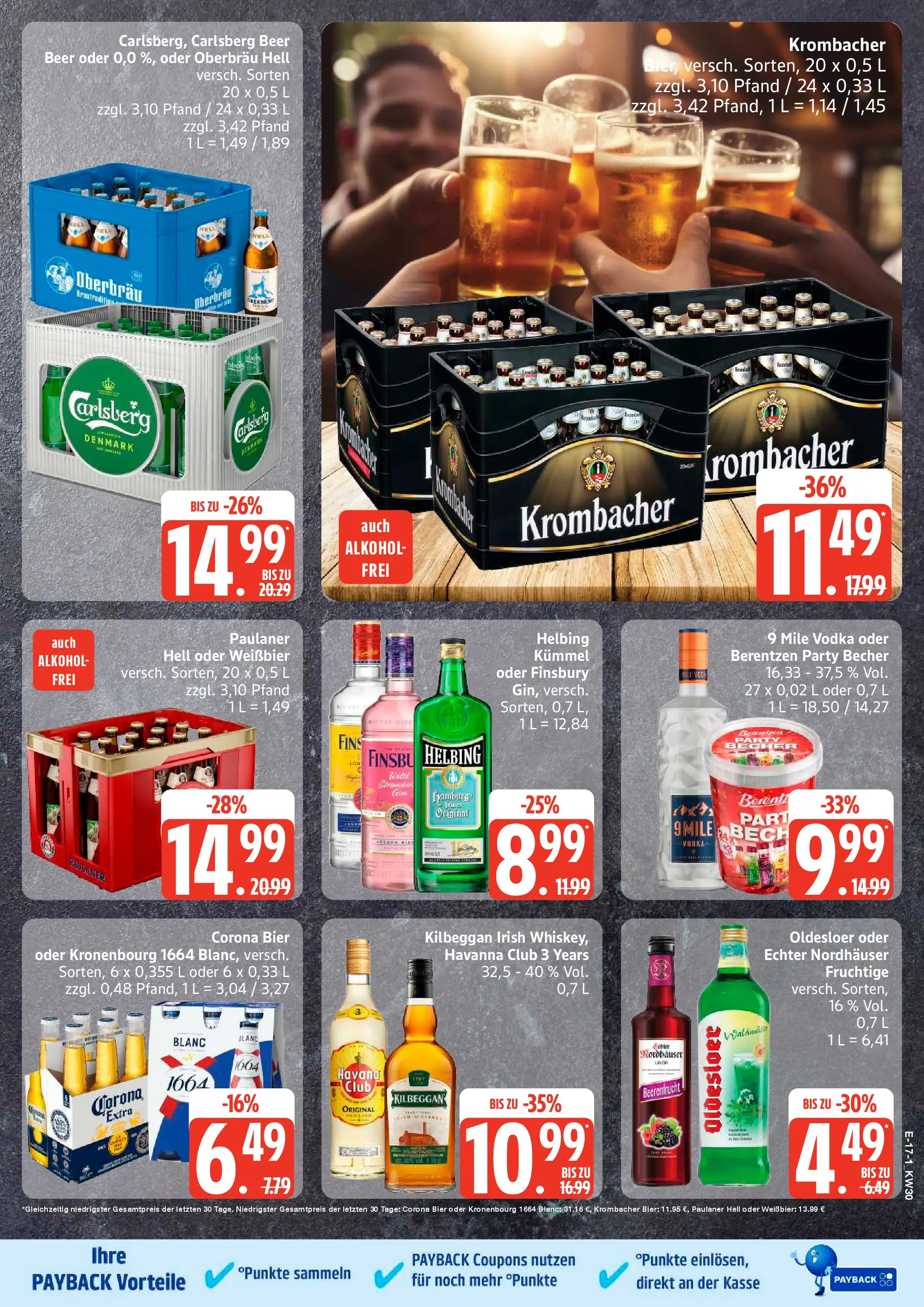Edeka prospekt Hamburg (ab 20.07.2026) » Angebote Online | Seite: 20 | Produkte: Bier, Weißbier, Oldesloer, Krombacher