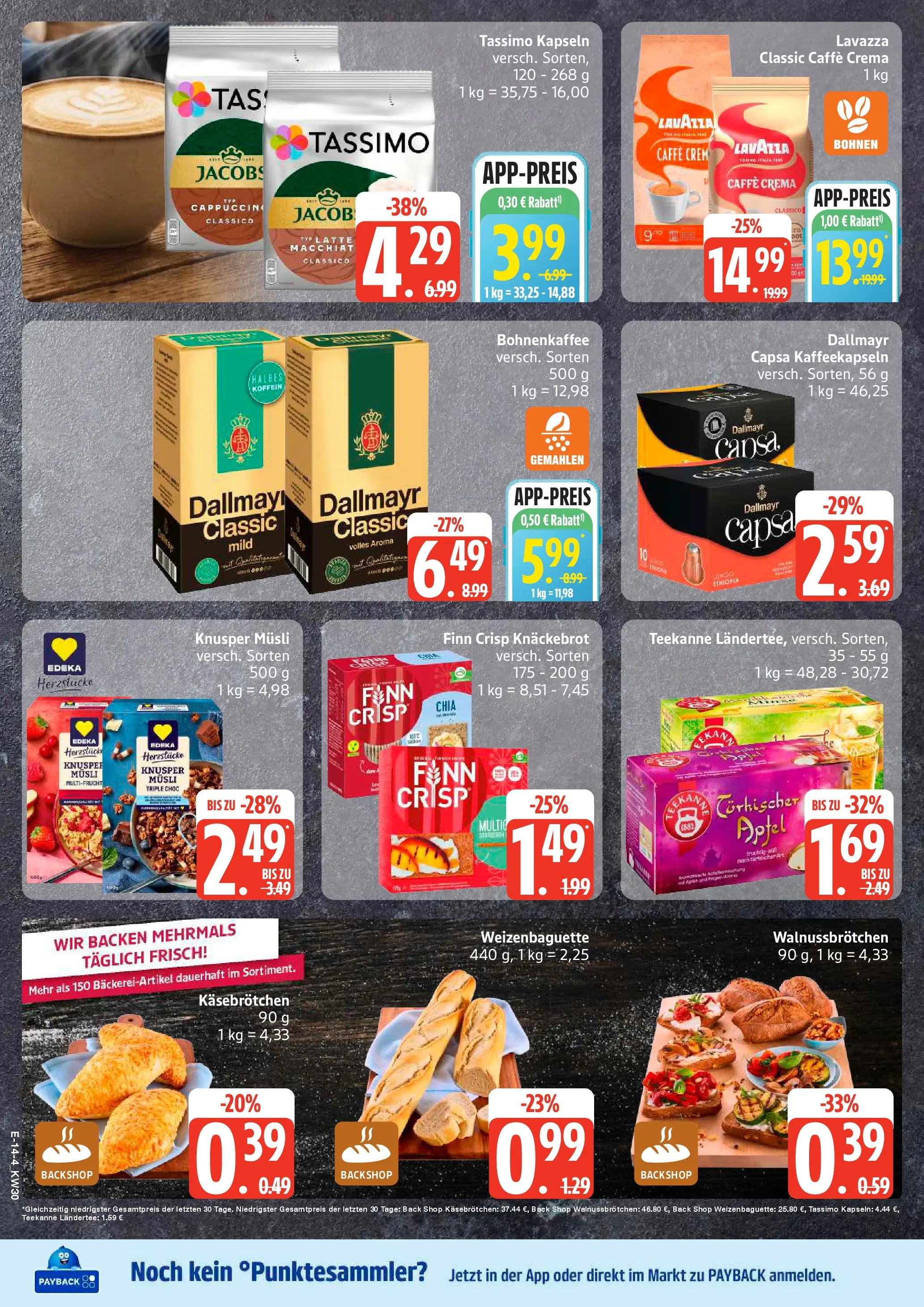 Marktkauf Prospekt Grevesmühlen (ab 20.07.2026) » Angebote online | Seite: 16 | Produkte: Lavazza, Teekanne, Tassimo, Dallmayr capsa