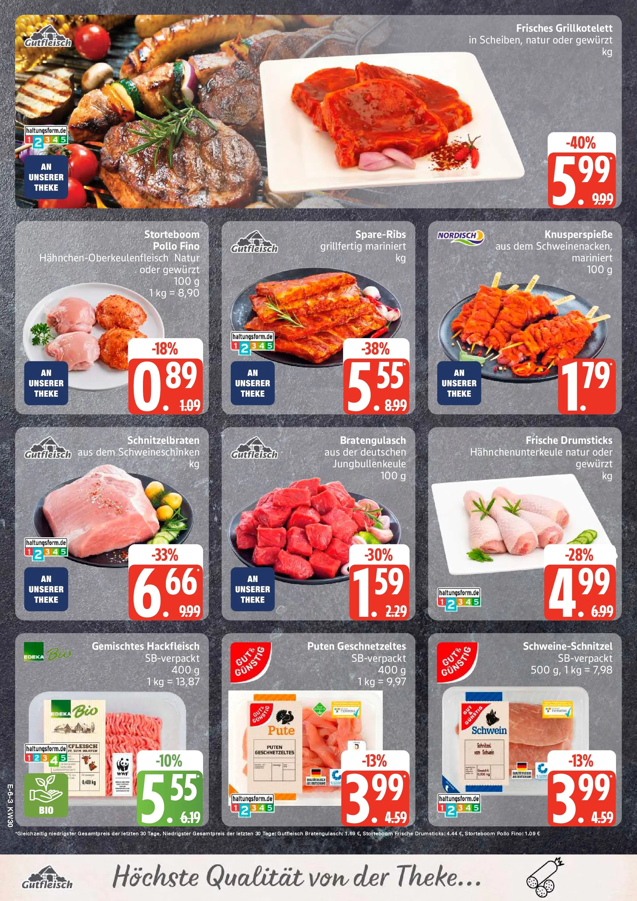 Edeka prospekt Schwarzenbek (ab 20.07.2026) » Angebote Online | Seite: 7 | Produkte: Pute, Theke, Schnitzel, Hackfleisch
