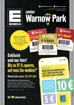 Edeka prospekt Rostock ab 20.07.2026 gültig