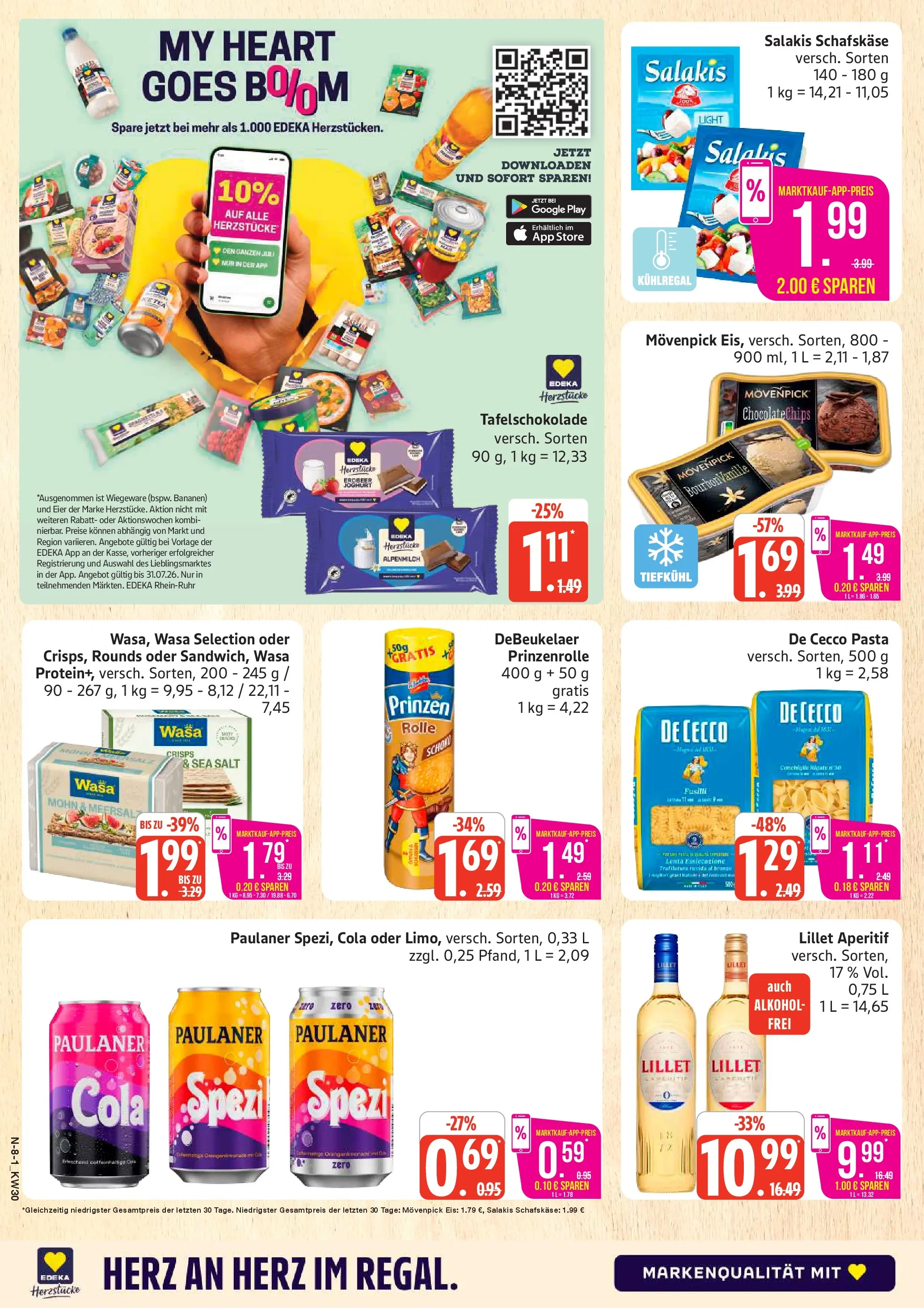 Marktkauf Prospekt Buxtehude (ab 20.07.2026) » Angebote online | Seite: 8 | Produkte: Cola, Eier, Lillet, Eis