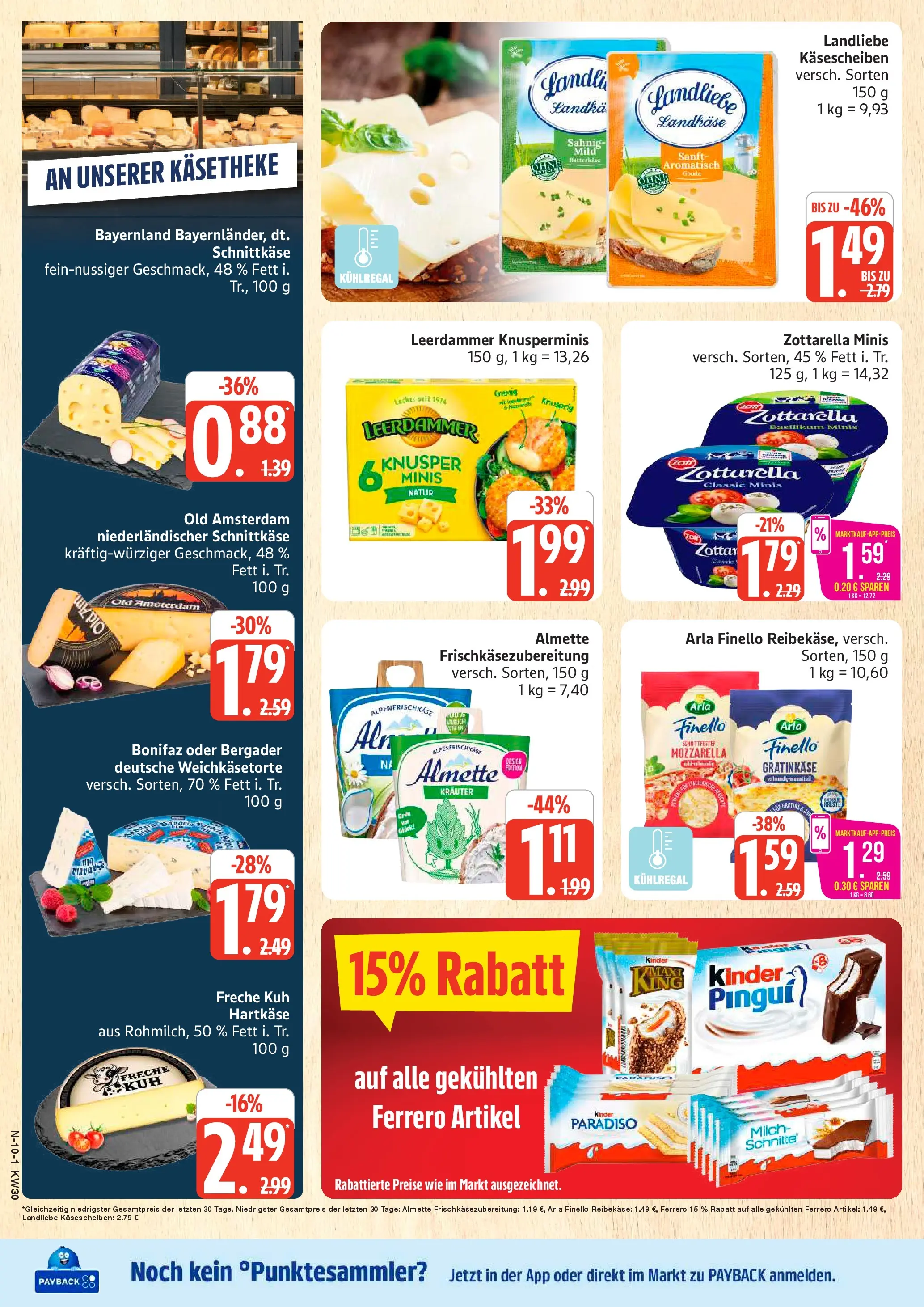 Marktkauf Prospekt Buxtehude (ab 20.07.2026) » Angebote online | Seite: 10 | Produkte: Almette, Milch, Gouda, Leerdammer