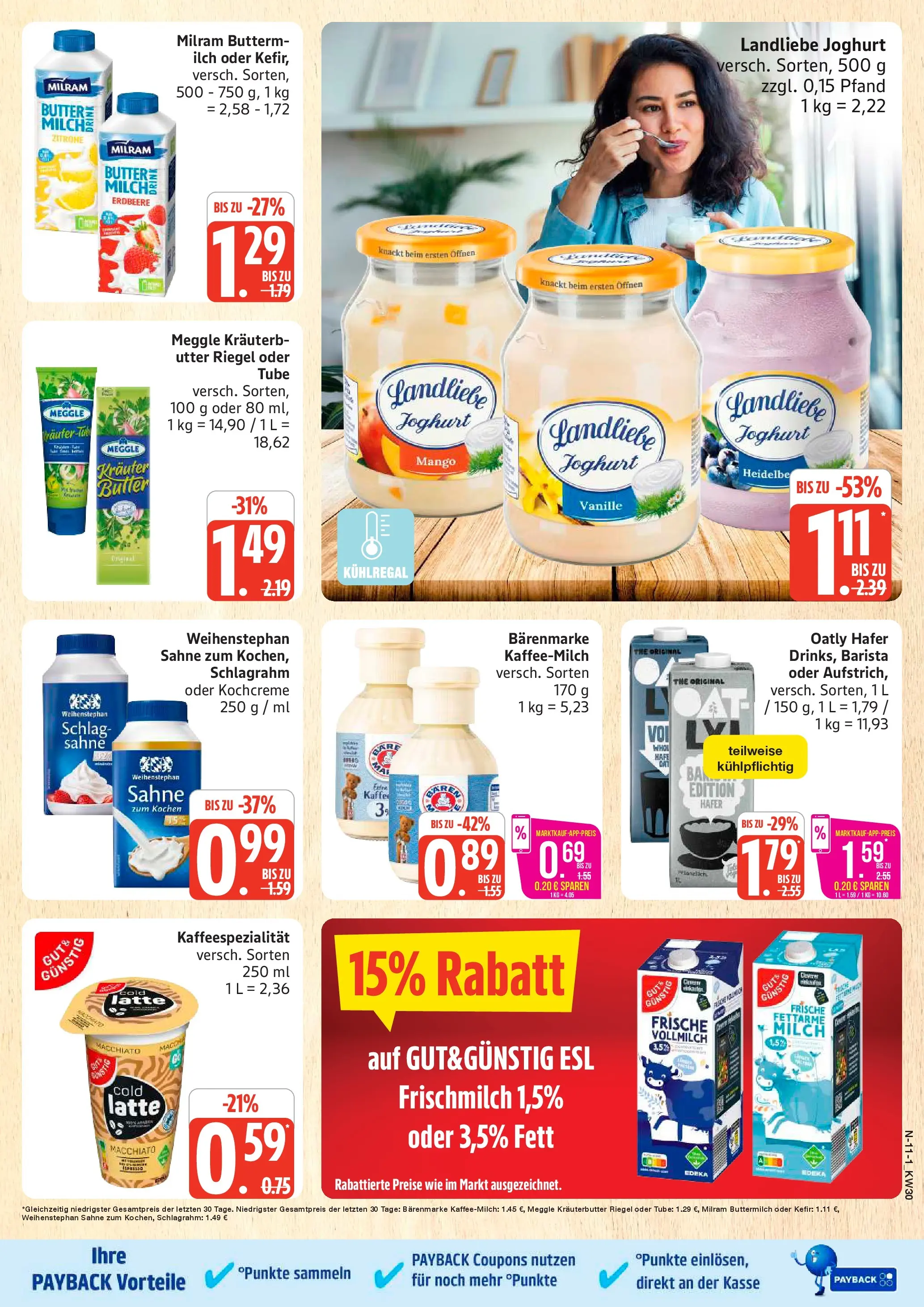 Marktkauf Prospekt Buxtehude (ab 20.07.2026) » Angebote online | Seite: 11 | Produkte: Kefir, Buttermilch, Milch, Sahne
