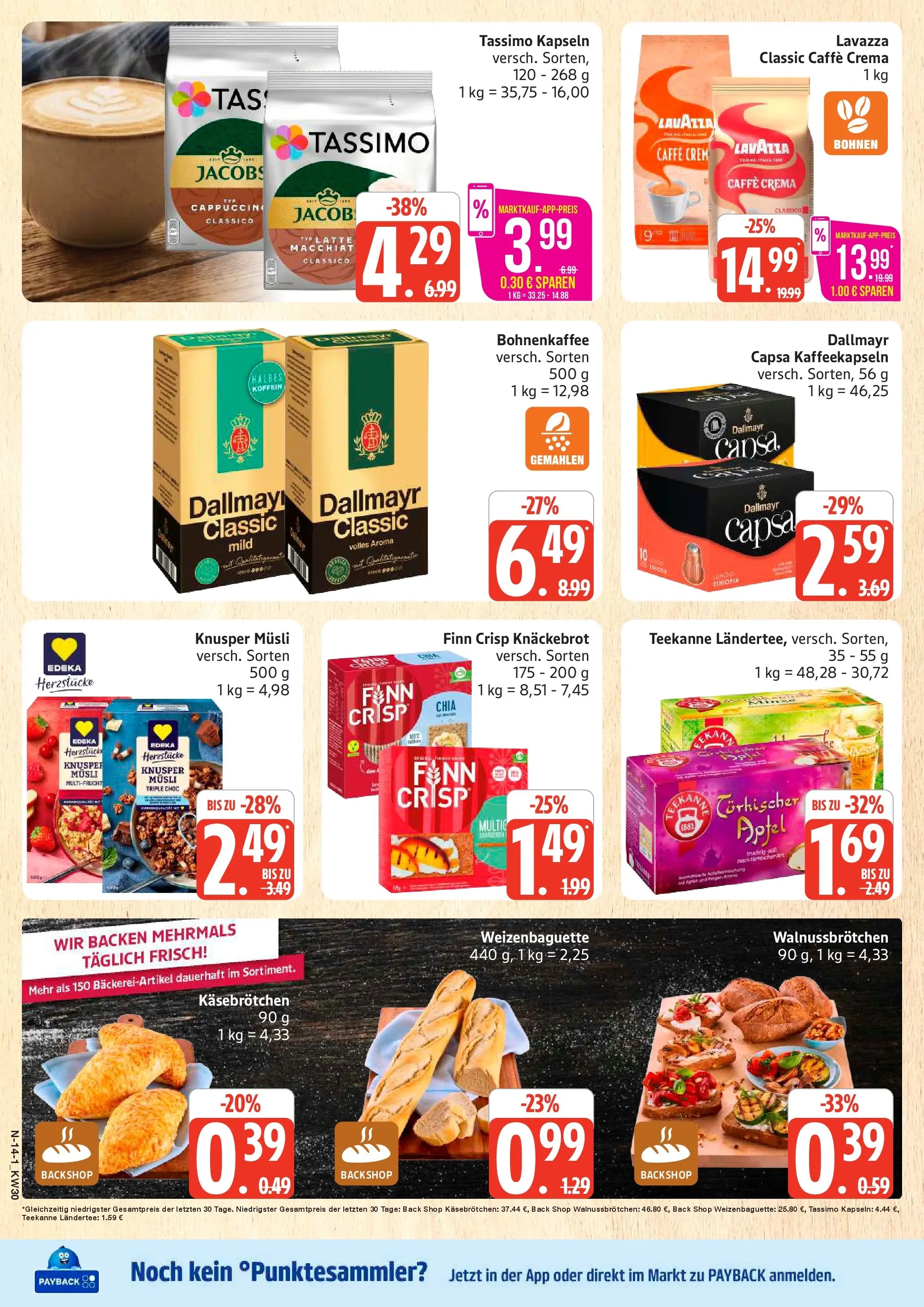 Marktkauf Prospekt Buxtehude (ab 20.07.2026) » Angebote online | Seite: 14 | Produkte: Musli, Lavazza, Äpfel, Dallmayr