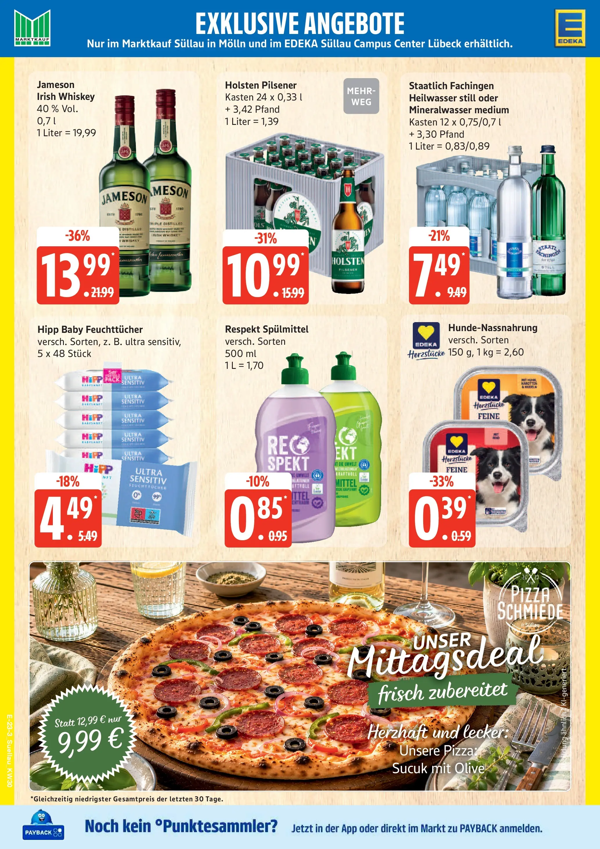 Edeka prospekt Lübeck (ab 20.07.2026) » Angebote Online | Seite: 27 | Produkte: Jameson, Holsten, Mineralwasser, Whiskey