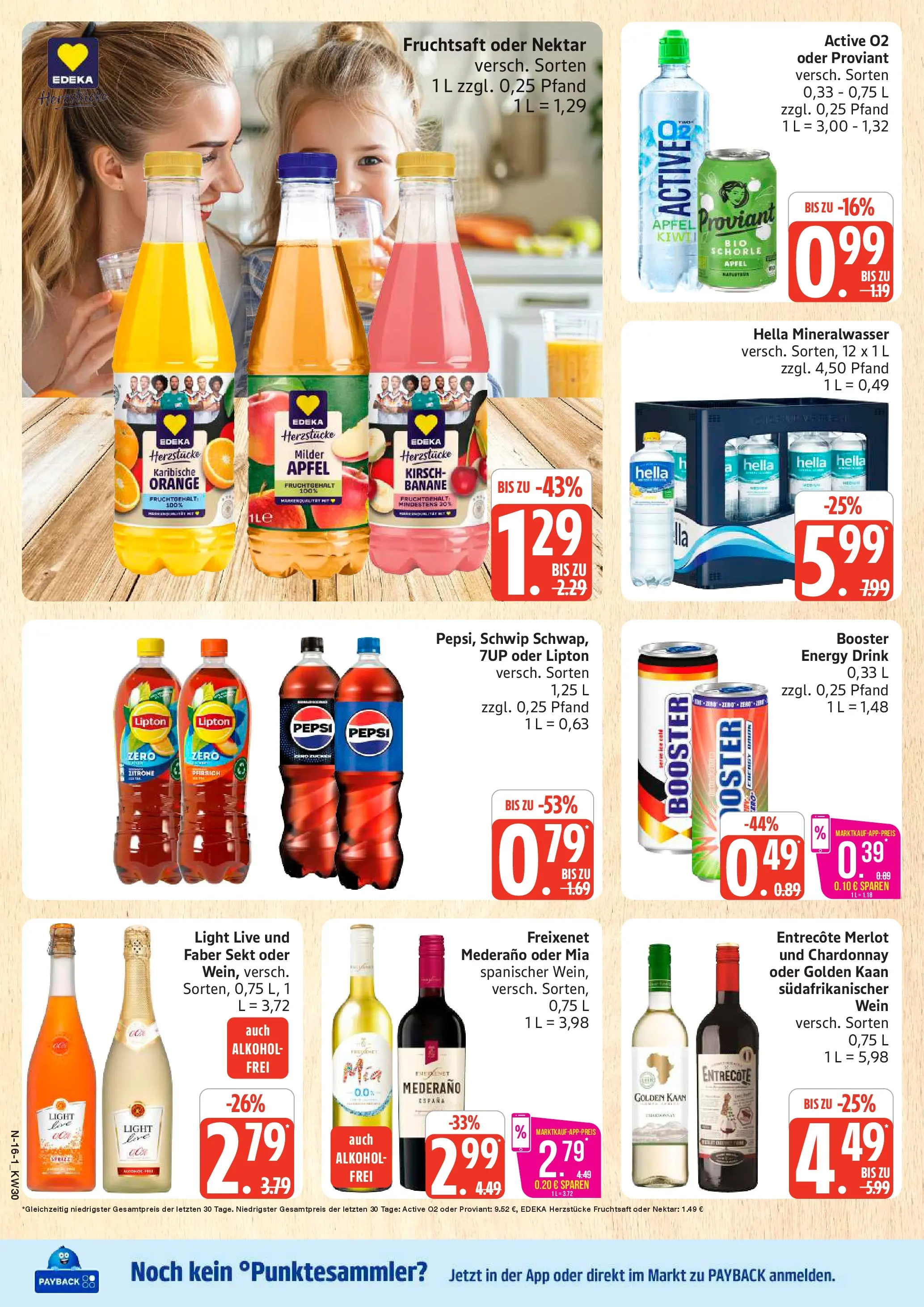 Marktkauf Prospekt Buxtehude (ab 20.07.2026) » Angebote online | Seite: 16 | Produkte: Sekt, Merlot, Pfirsich, Pepsi