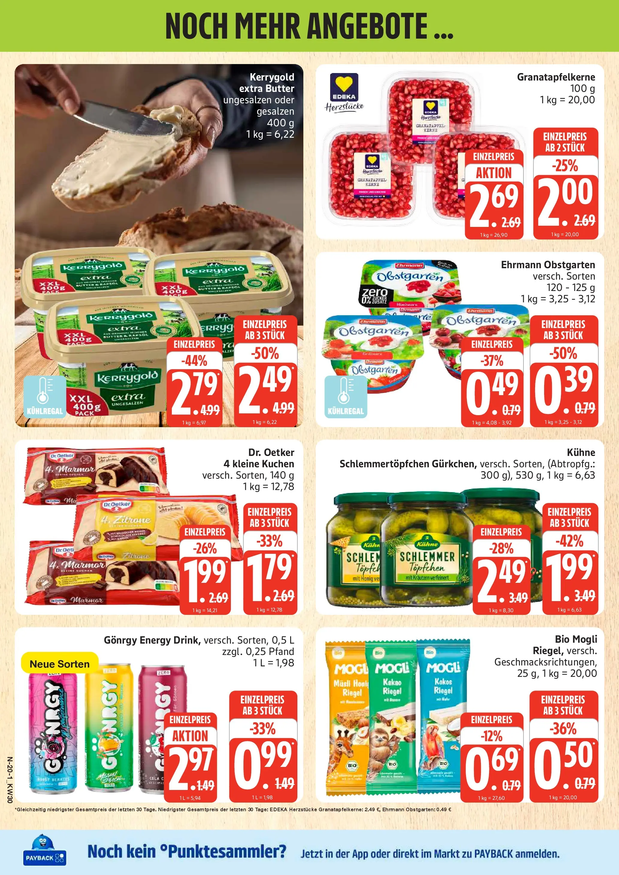 Edeka prospekt Schleswig (ab 20.07.2026) » Angebote Online | Seite: 20 | Produkte: Musli, Granatapfel, Rapsöl, Kuchen