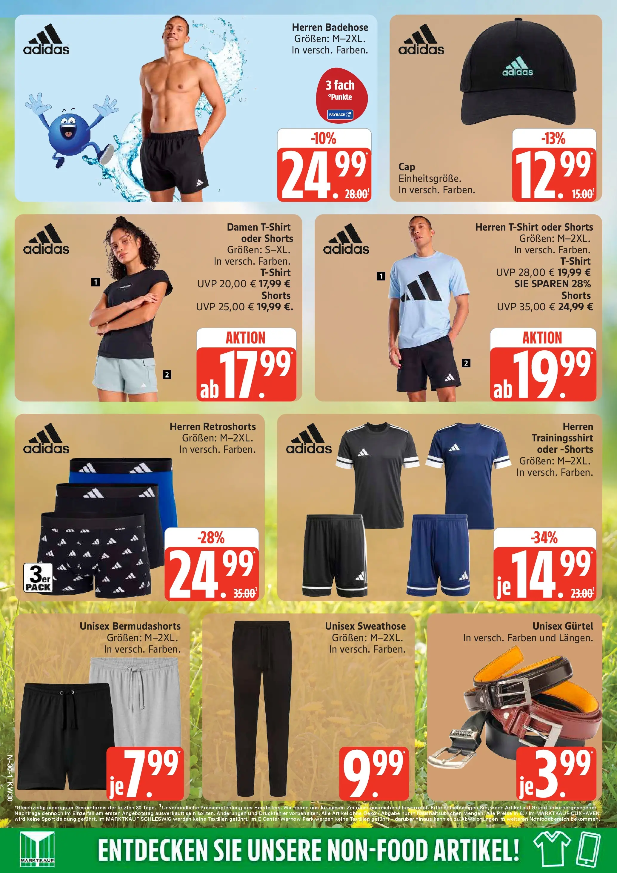 Edeka prospekt Schleswig (ab 20.07.2026) » Angebote Online | Seite: 30 | Produkte: Sweathose, Gürtel