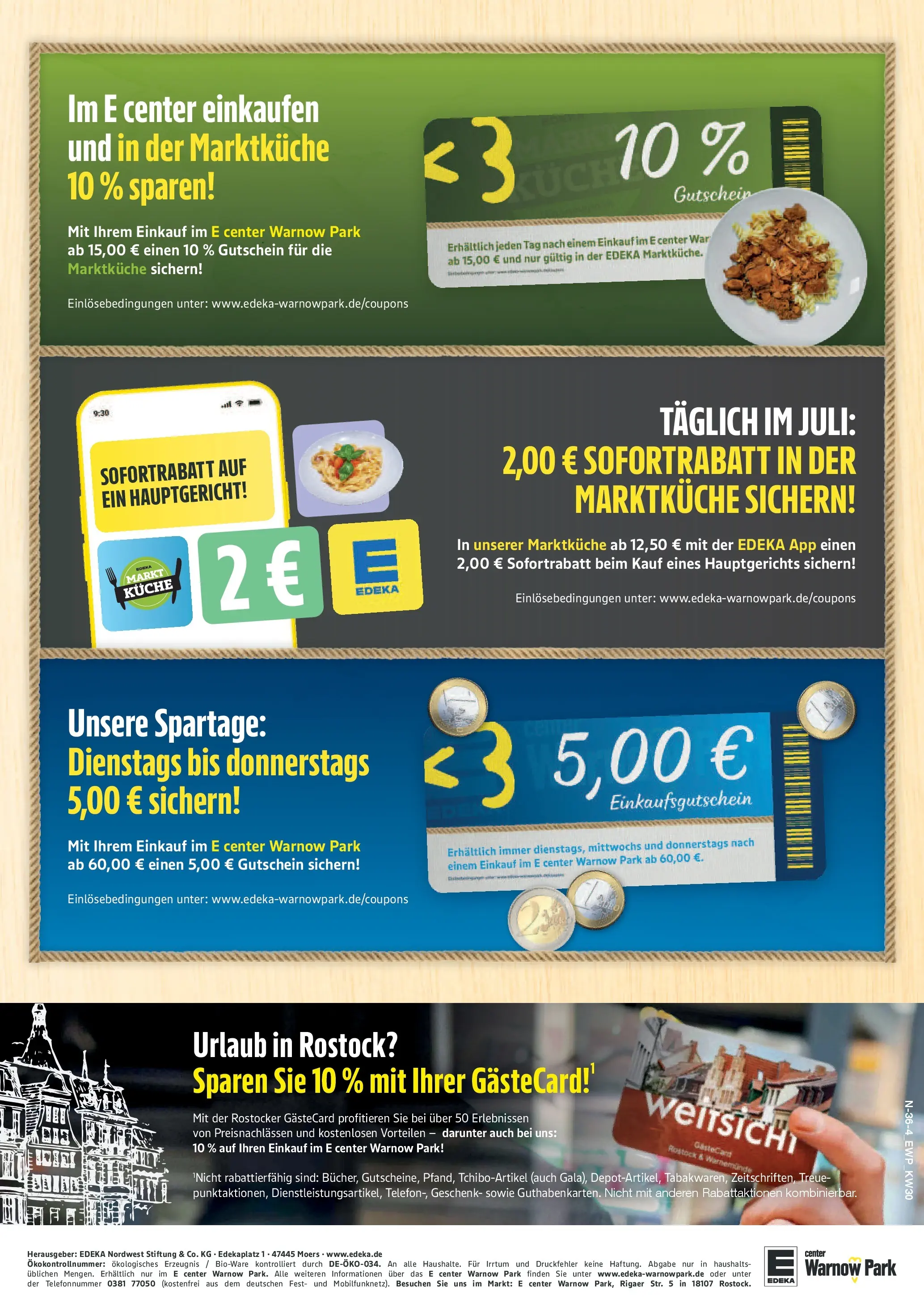 Edeka prospekt Rostock (ab 20.07.2026) » Angebote Online | Seite: 36