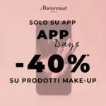 Marionnaud Solo su app days -40% - al 31.07.2026