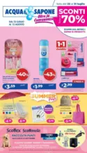 Acqua & Sapone SRL Societ&agrave; Consortile Fino al sconti 70% - al 12.08.2026