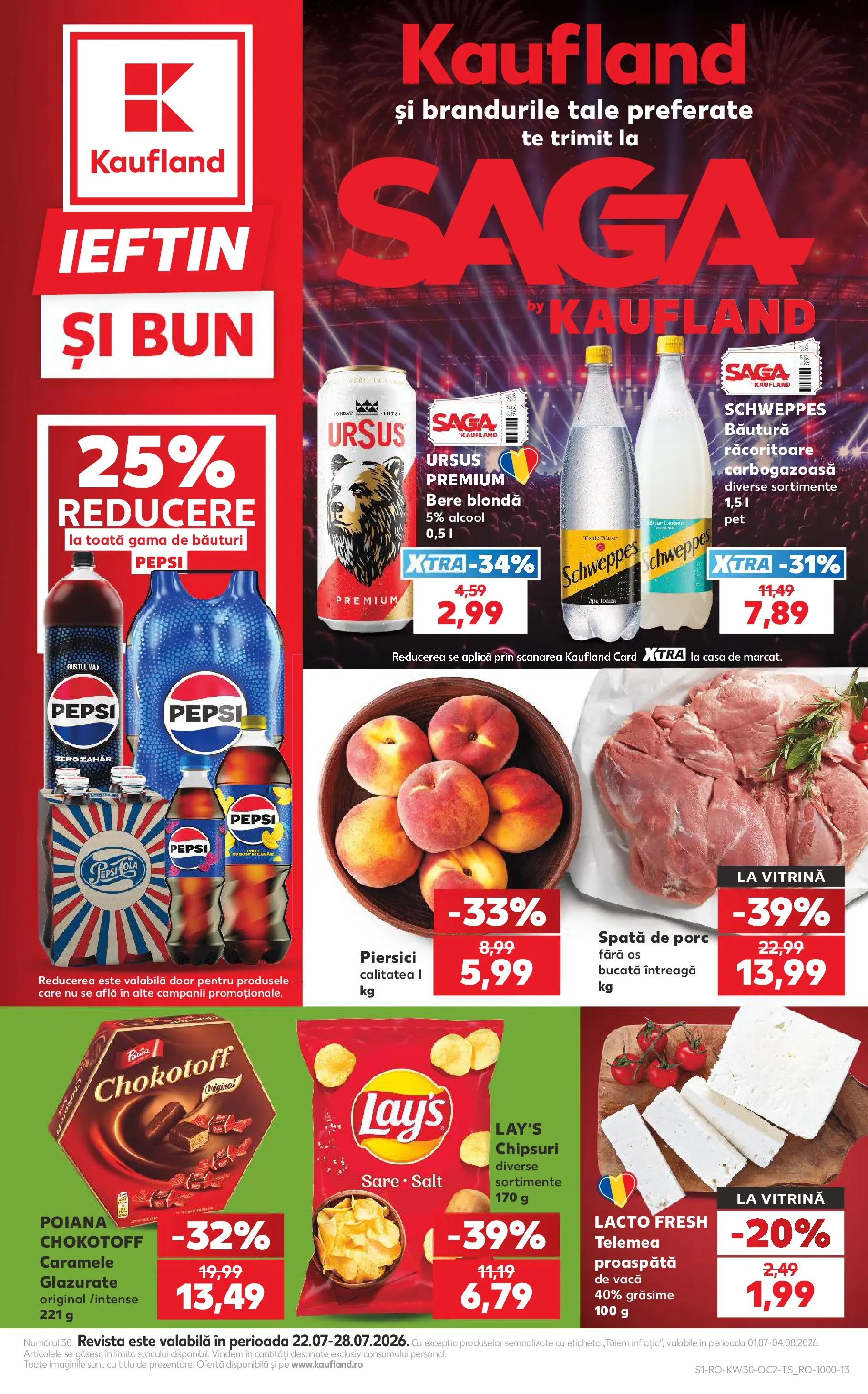 Kaufland Iași 22.07.2026 || Revista si Oferte | Pagină: 1 | Produse: Bere, Chipsuri, Zahăr, Caramele Kaufland Iași 22.07.2026 - Revista si Oferta | Pagină: 1 | Produse: Bere, Chipsuri, Zahăr, Caramele