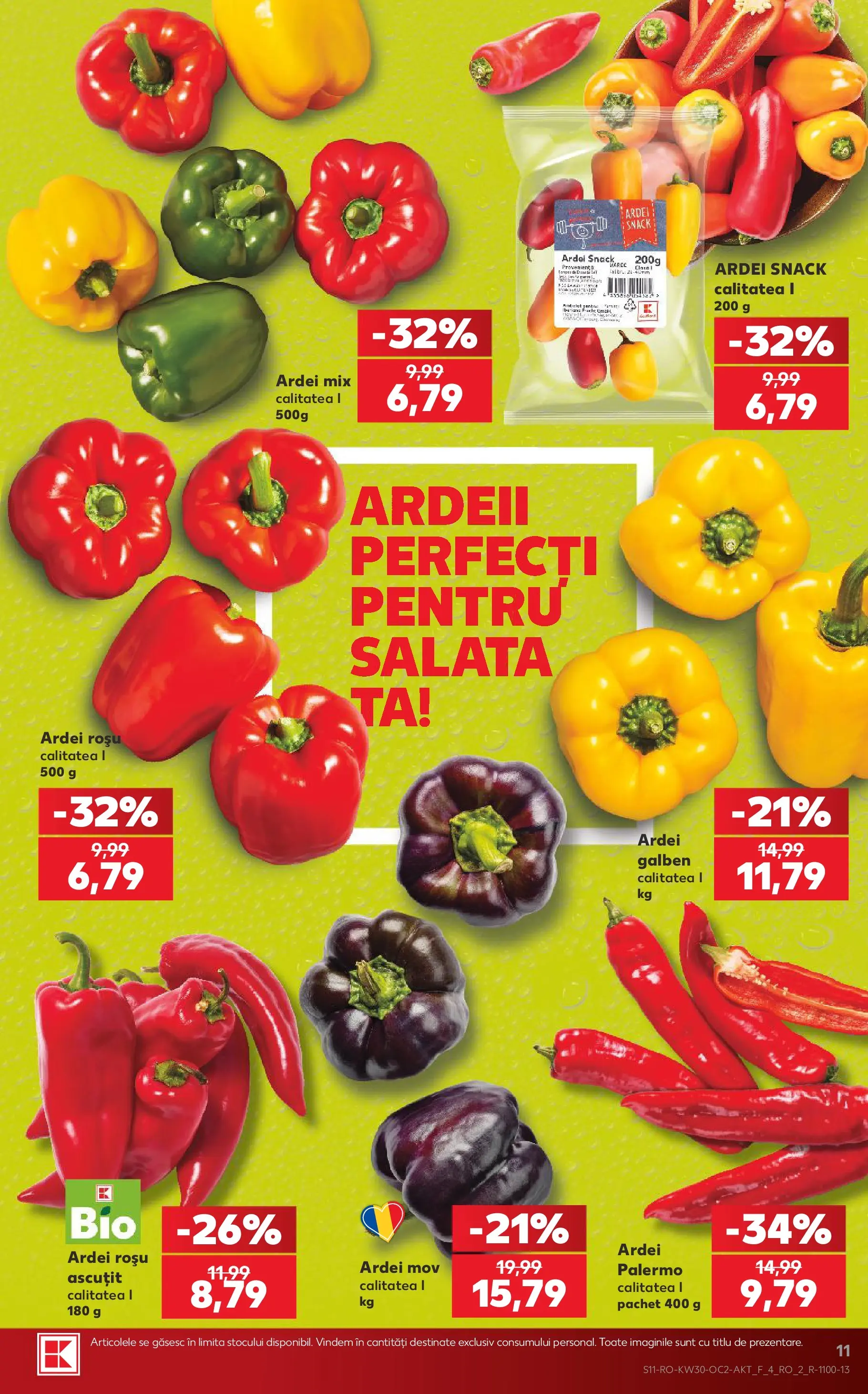 Kaufland Iași 22.07.2026 || Revista si Oferte | Pagină: 11 | Produse: Ardei, Salată Kaufland Iași 22.07.2026 - Revista si Oferta | Pagină: 11 | Produse: Ardei, Salată