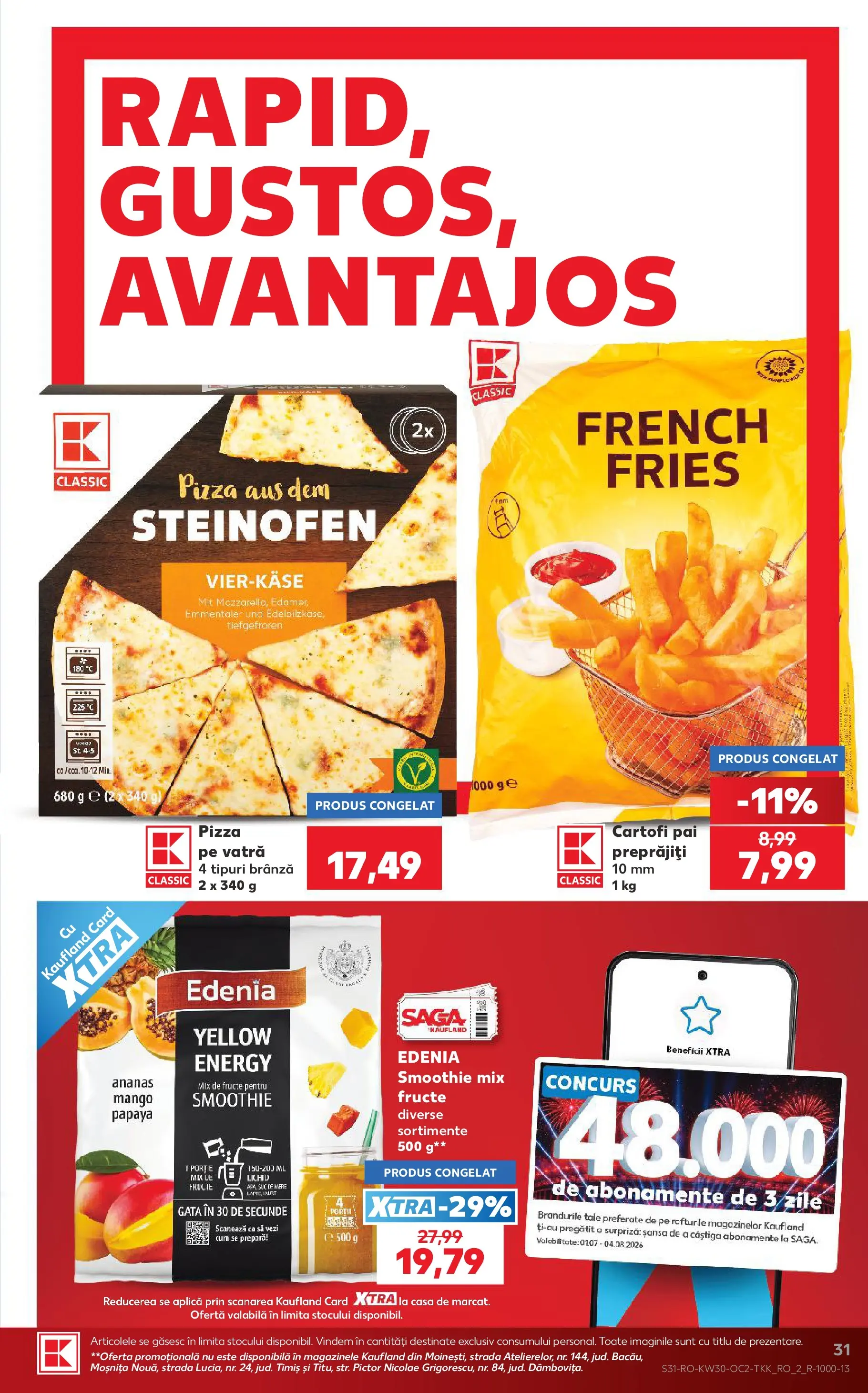 Kaufland Miercurea Ciuc 22.07.2026 || Revista si Oferte | Pagină: 31 | Produse: Mere, Smoothie, Fructe, Mango Kaufland Miercurea Ciuc 22.07.2026 - Revista si Oferta | Pagină: 31 | Produse: Mere, Smoothie, Fructe, Mango