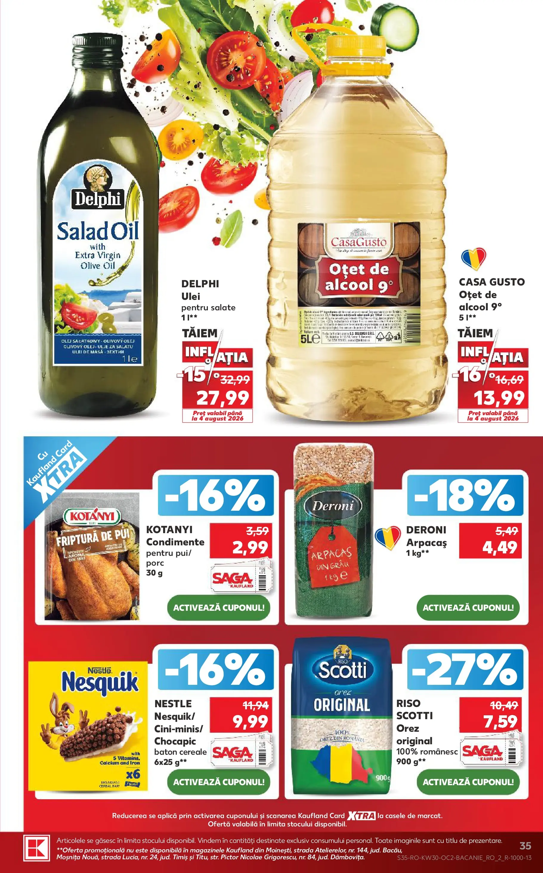 Kaufland Miercurea Ciuc 22.07.2026 || Revista si Oferte | Pagină: 35 | Produse: Masă, Hacıyatmaz Kedi Oyuncağı, Cereale, Condimente Kaufland Miercurea Ciuc 22.07.2026 - Revista si Oferta | Pagină: 35 | Produse: Masă, Hacıyatmaz Kedi Oyuncağı, Cereale, Condimente