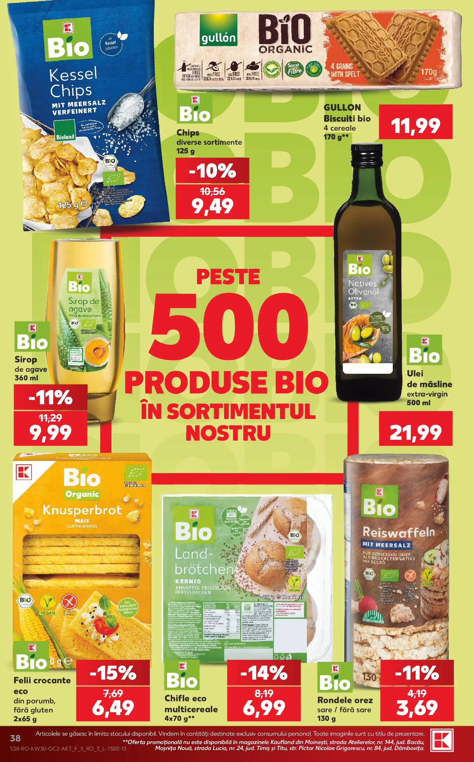 Kaufland Viseu de Sus 22.07.2026 - Revista si Oferta | Pagină: 38 | Produse: Măsline, Ulei, Orez, Pește