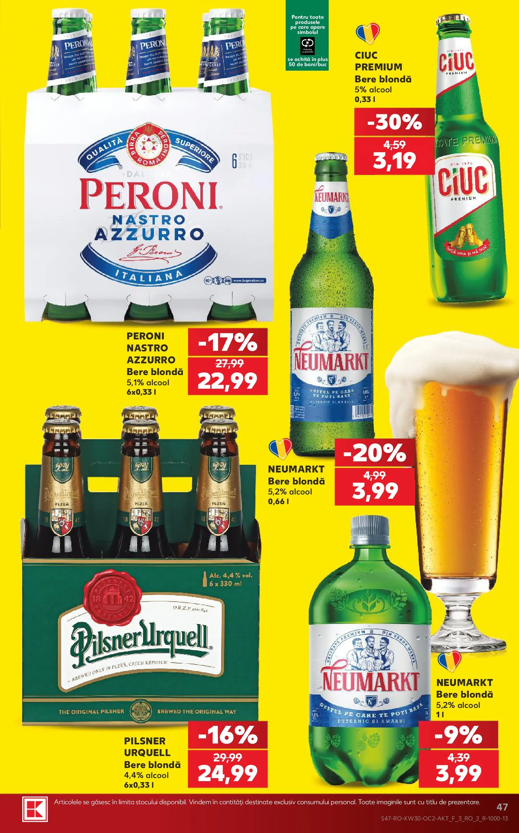 Kaufland Miercurea Ciuc 22.07.2026 || Revista si Oferte | Pagină: 47 | Produse: Bere Kaufland Miercurea Ciuc 22.07.2026 - Revista si Oferta | Pagină: 47 | Produse: Bere