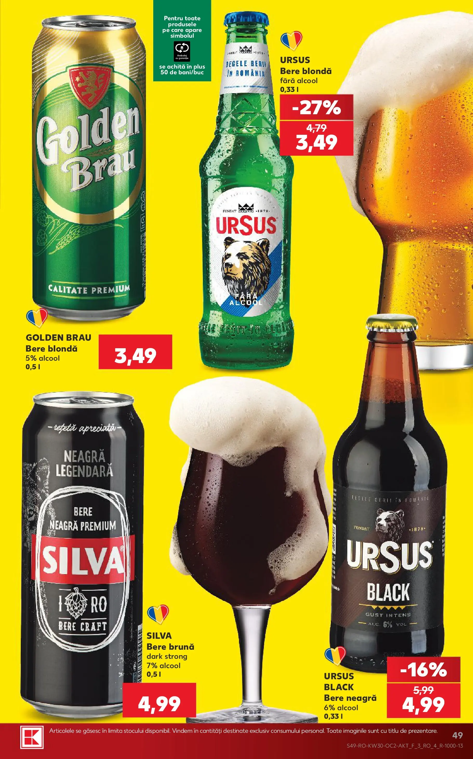Kaufland Miercurea Ciuc 22.07.2026 || Revista si Oferte | Pagină: 49 | Produse: Atıştırmalık, Bere Kaufland Miercurea Ciuc 22.07.2026 - Revista si Oferta | Pagină: 49 | Produse: Atıştırmalık, Bere