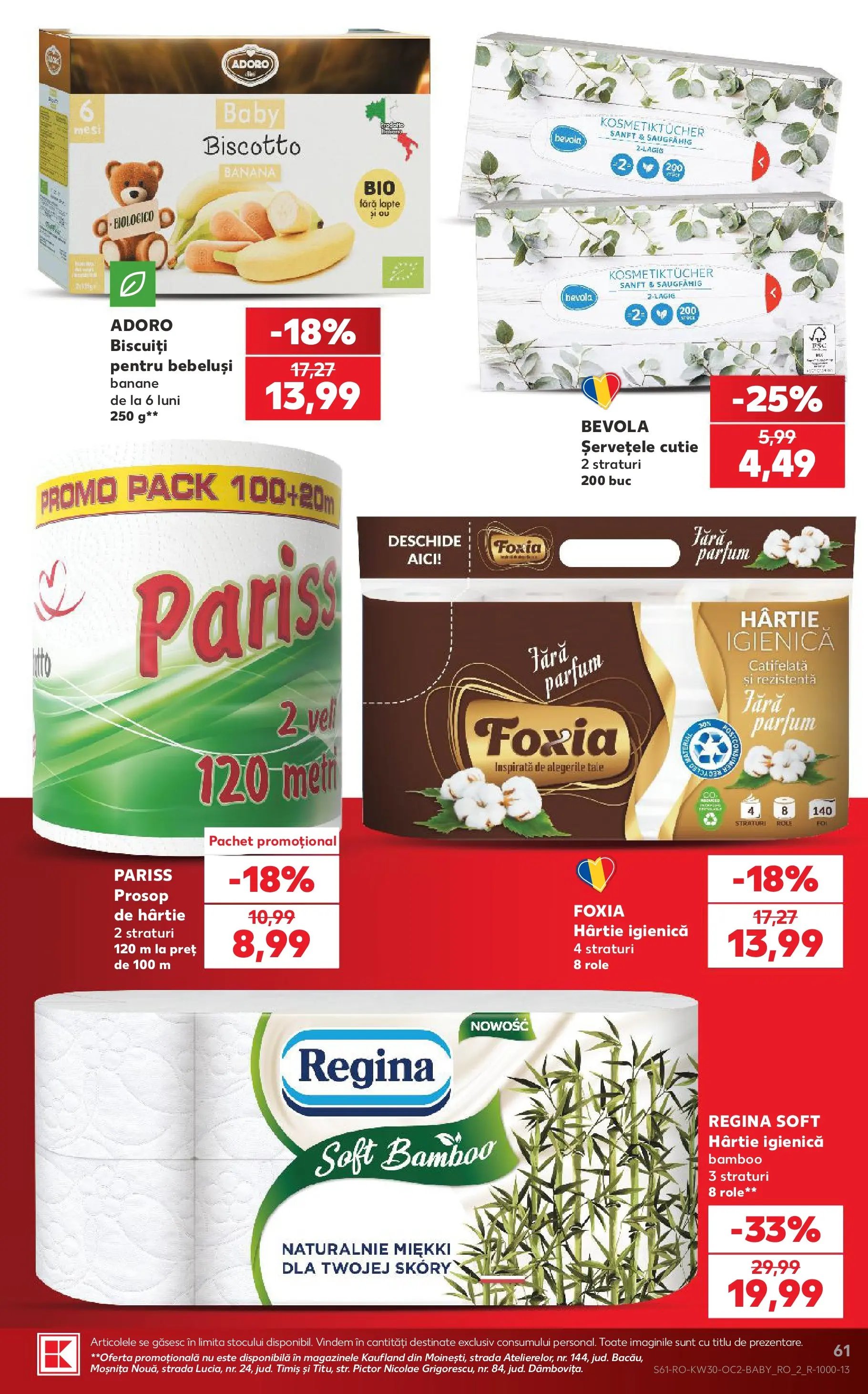Kaufland Miercurea Ciuc 22.07.2026 || Revista si Oferte | Pagină: 61 | Produse: Role, Cutie, Biscuiți, Yaşlı Köpek Konservesi Kaufland Miercurea Ciuc 22.07.2026 - Revista si Oferta | Pagină: 61 | Produse: Role, Cutie, Biscuiți, Yaşlı Köpek Konservesi