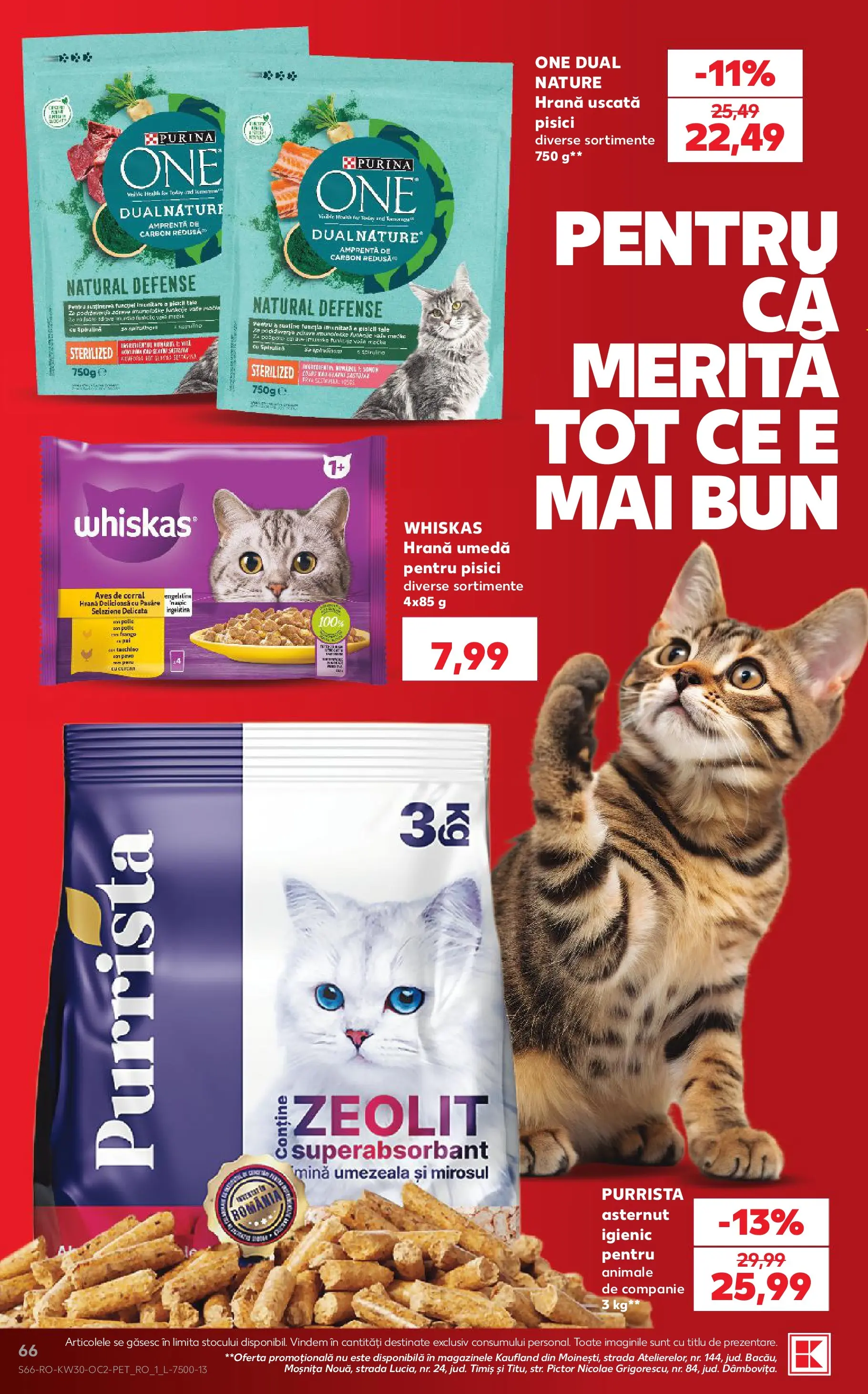 Kaufland Viseu de Sus 22.07.2026 - Revista si Oferta | Pagină: 66 | Produse: Hacıyatmaz Kedi Oyuncağı