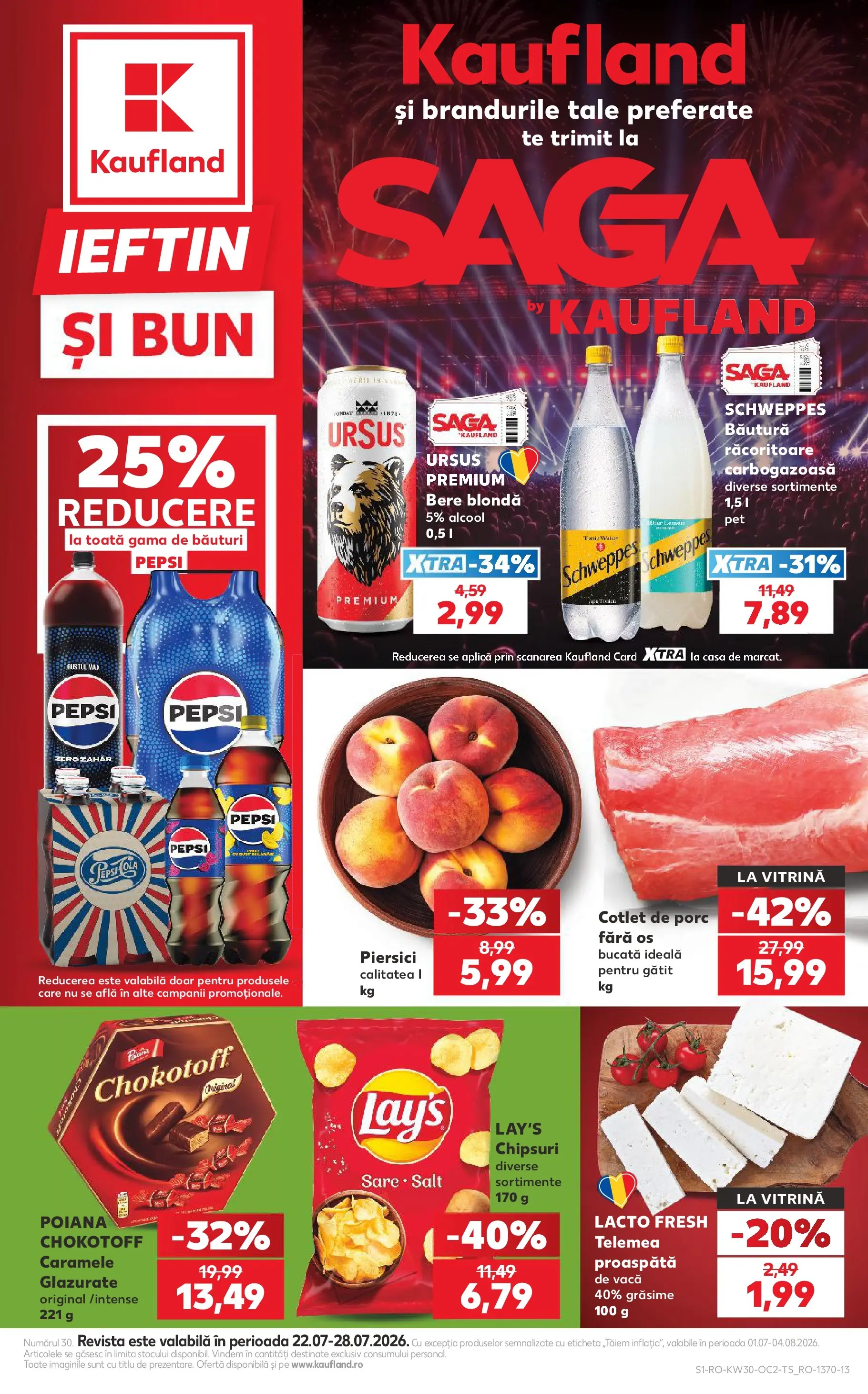 Kaufland Miercurea Ciuc 22.07.2026 || Revista si Oferte | Pagină: 1 | Produse: Lait de coco, Bere, Zahăr, Caramele Kaufland Miercurea Ciuc 22.07.2026 - Revista si Oferta | Pagină: 1 | Produse: Lait de coco, Bere, Zahăr, Caramele