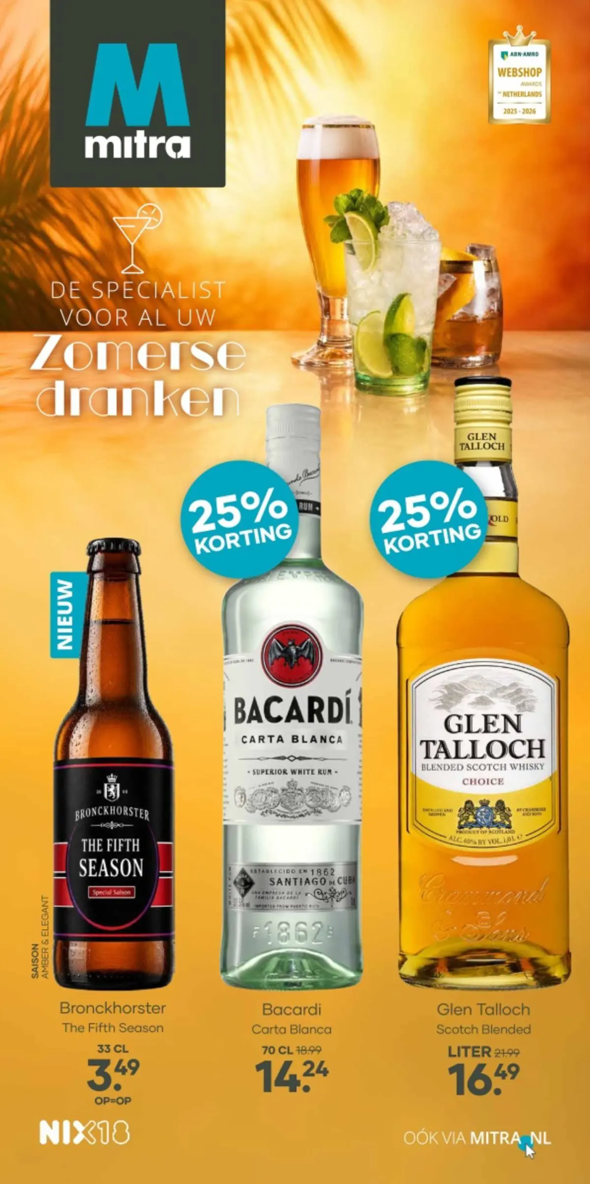 Mitra folder vanaf 20-07-2026 || NIEUWE | Pagina: 1 | Producten: Whisky