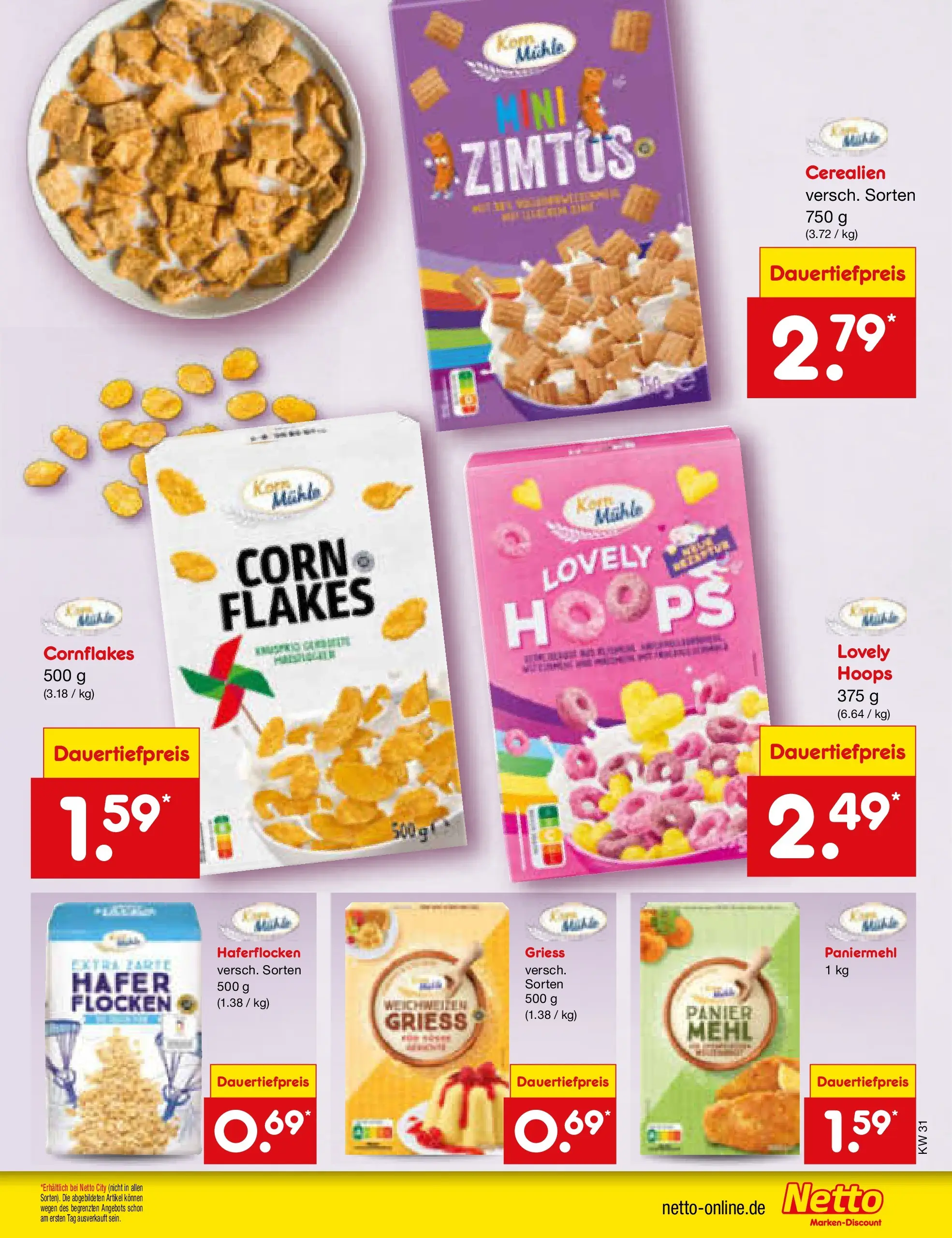 Netto Marken-Discount Prospekt Ergolding (ab 27.07.2026) ยป Angebote | Seite: 15 | Produkte: Mehl, Flocken Netto Marken-Discount Prospekt Ergolding (ab 27.07.2026) ยป Angebote | Seite: 15 | Produkte: Mehl, Flocken