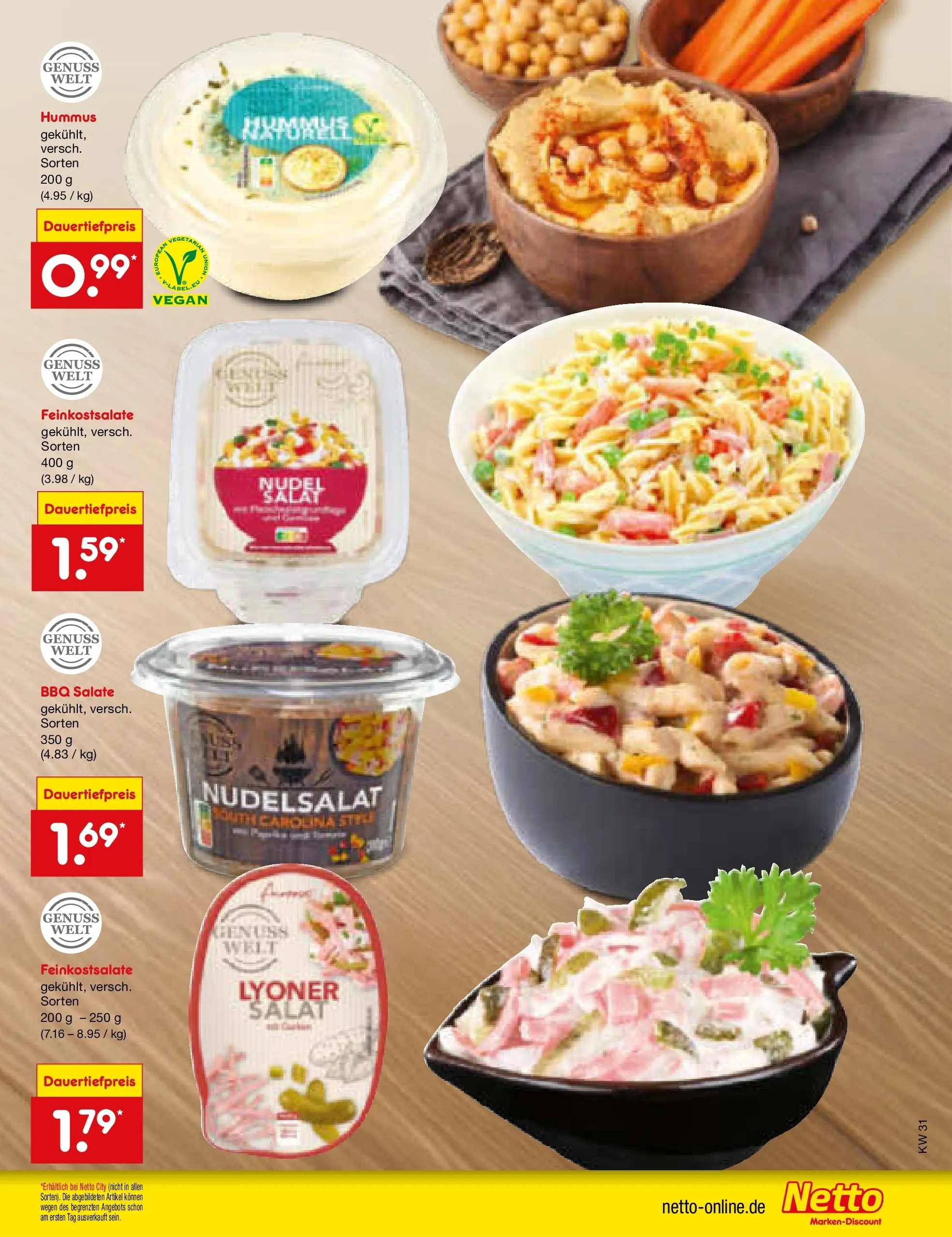 Netto Marken-Discount Prospekt Ergolding (ab 27.07.2026) ยป Angebote | Seite: 19 | Produkte: Salat Netto Marken-Discount Prospekt Ergolding (ab 27.07.2026) ยป Angebote | Seite: 19 | Produkte: Salat