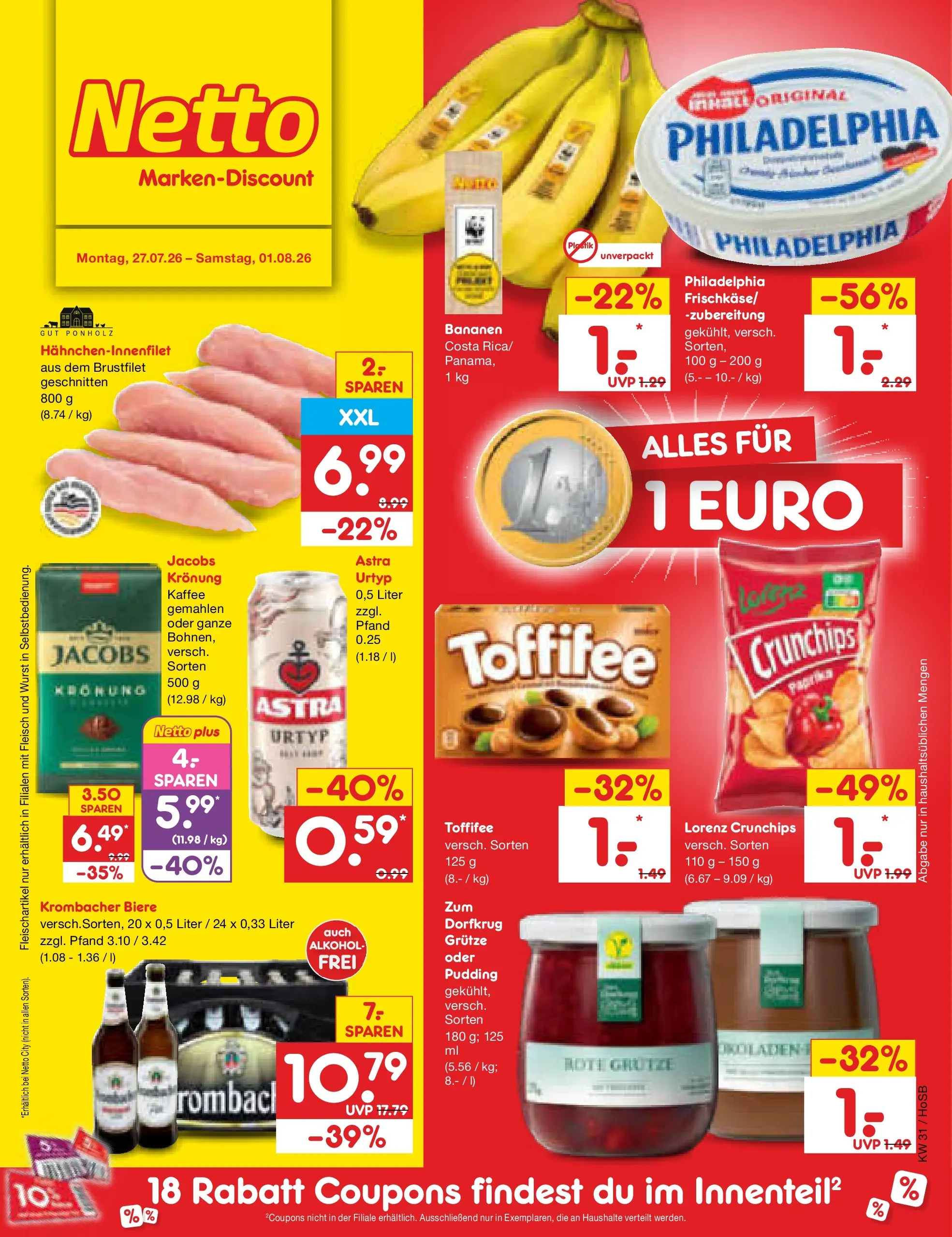 Netto Marken-Discount Prospekt Hannover (ab 27.07.2026) ยป Angebote | Seite: 1 | Produkte: Kaffee, Astra, Toffifee, Fleisch Netto Marken-Discount Prospekt Hannover (ab 27.07.2026) ยป Angebote | Seite: 1 | Produkte: Kaffee, Astra, Toffifee, Fleisch
