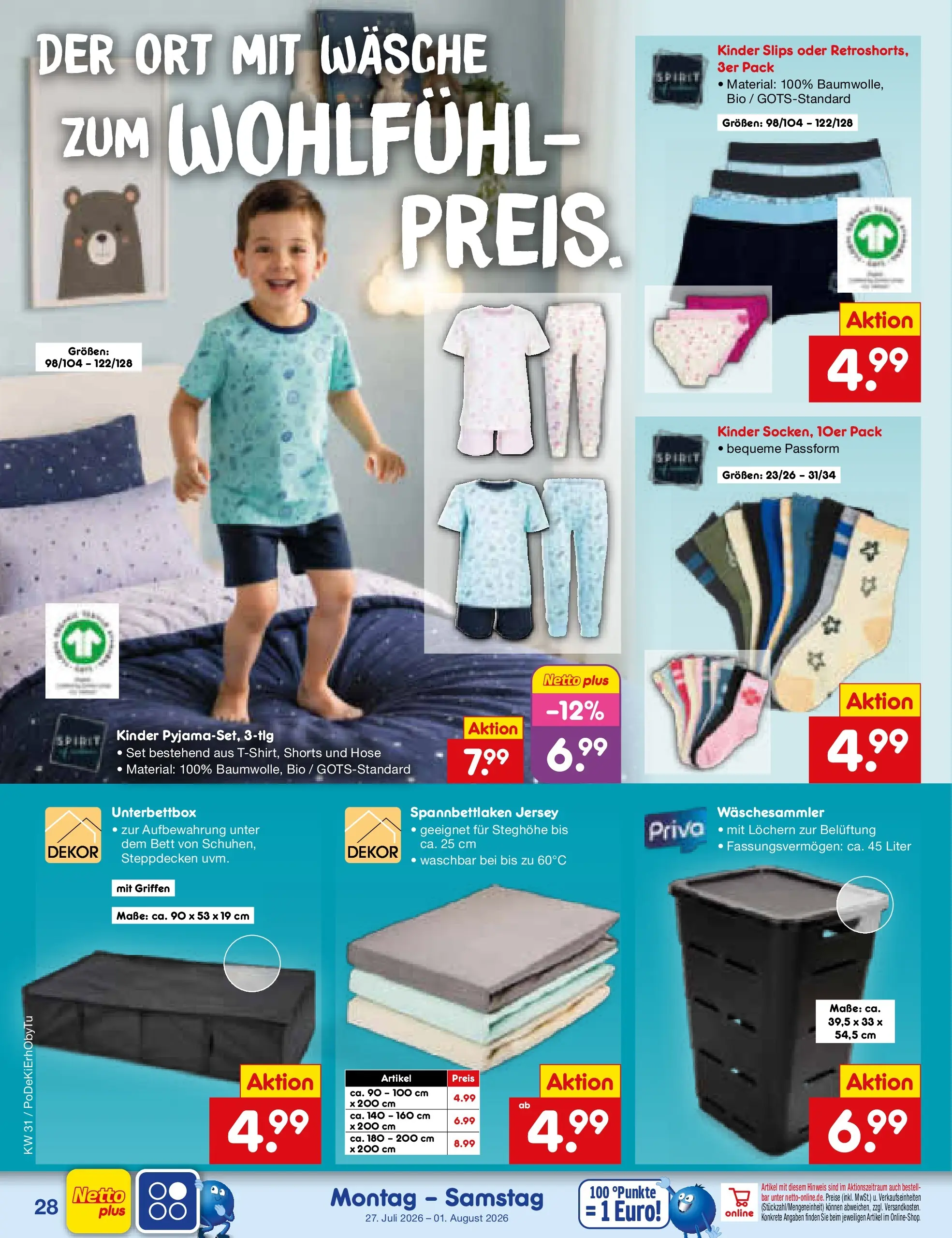 Netto Marken-Discount Prospekt Ergolding (ab 27.07.2026) ยป Angebote | Seite: 43 | Produkte: Bett, Hose Netto Marken-Discount Prospekt Ergolding (ab 27.07.2026) ยป Angebote | Seite: 43 | Produkte: Bett, Hose