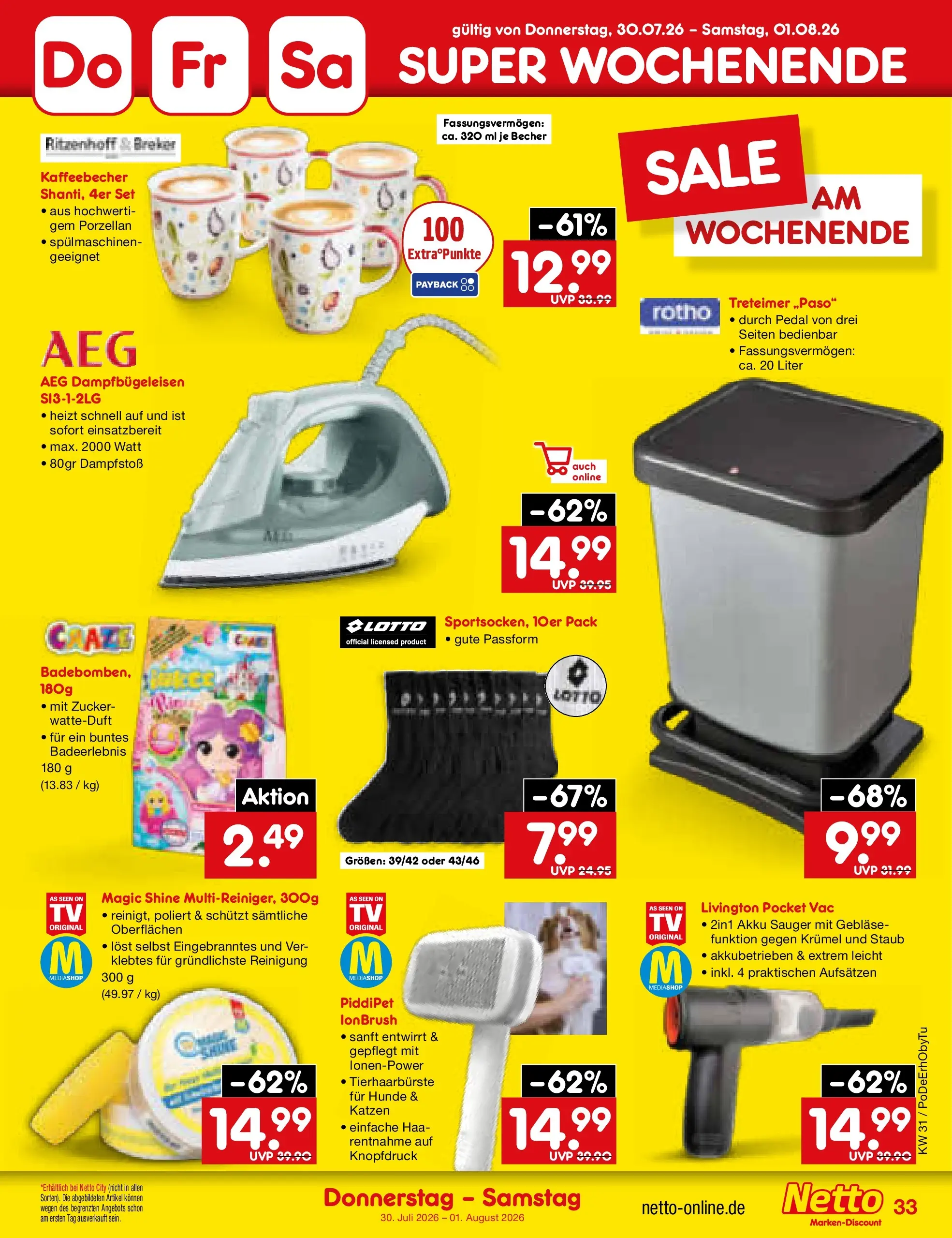 Netto Marken-Discount Prospekt Ergolding (ab 27.07.2026) ยป Angebote | Seite: 50 | Produkte: AEG, Zucker Netto Marken-Discount Prospekt Ergolding (ab 27.07.2026) ยป Angebote | Seite: 50 | Produkte: AEG, Zucker
