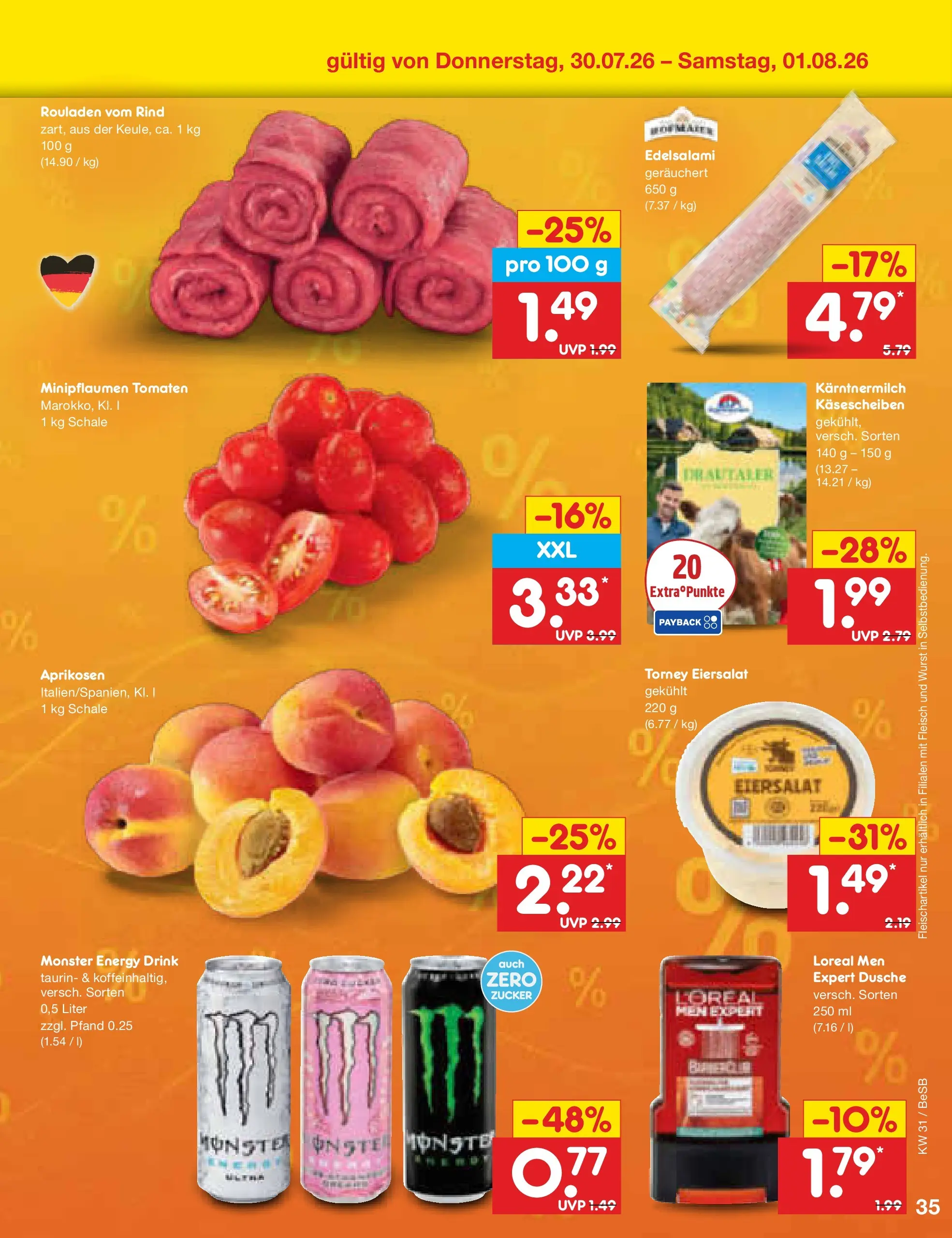 Netto Marken-Discount Prospekt Berlin-Prenzlauer Berg (ab 27.07.2026) ยป Angebote | Seite: 52 | Produkte: Dusche, Tomaten, Monster, Wurst Netto Marken-Discount Prospekt Berlin-Prenzlauer Berg (ab 27.07.2026) ยป Angebote | Seite: 52 | Produkte: Dusche, Tomaten, Monster, Wurst